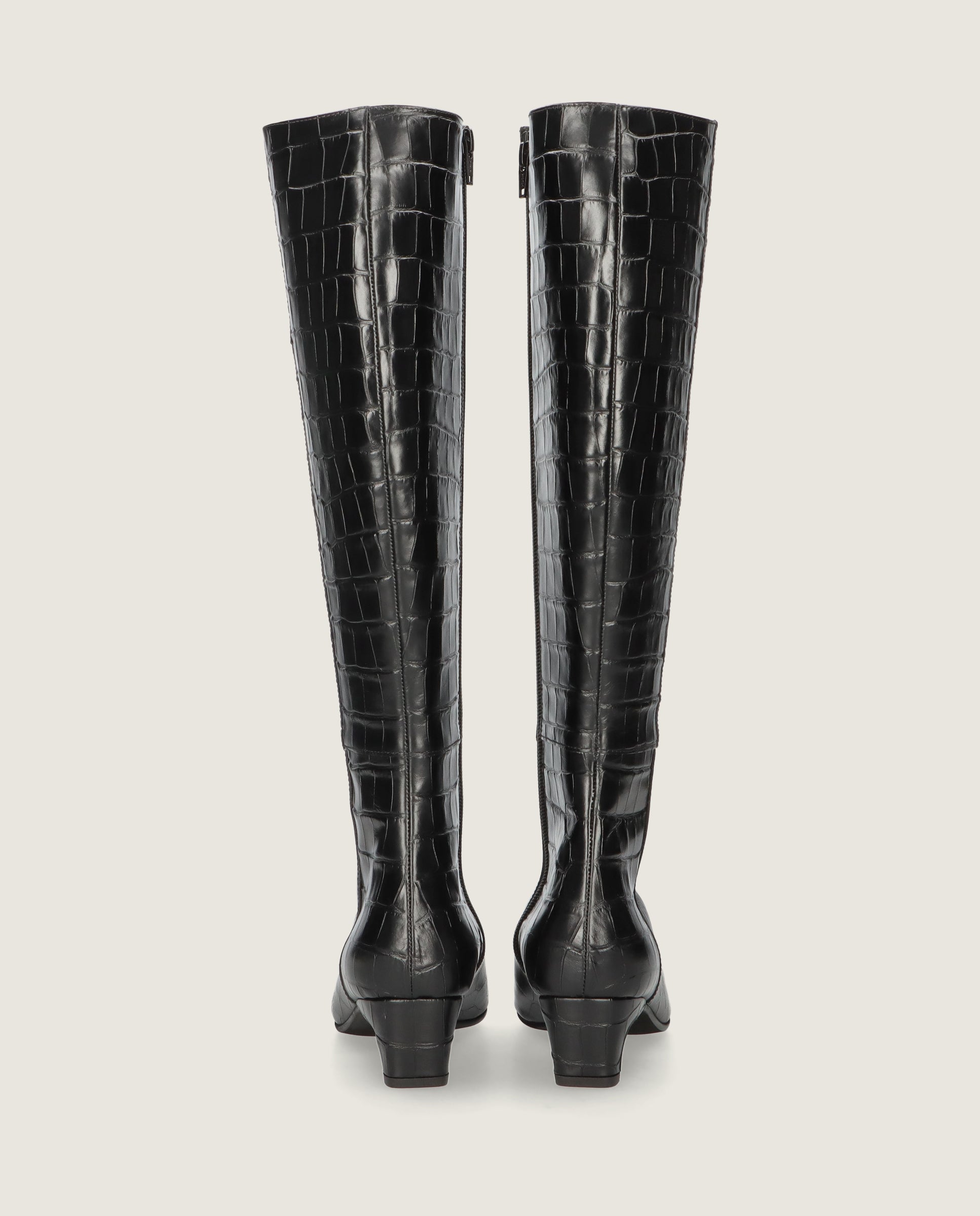 Alternative view of Botas Greta Negros Pieles estampadas by Mascaro