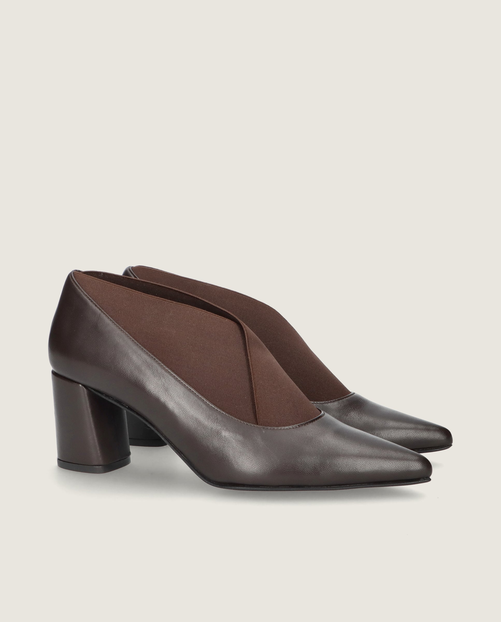 Zapatos Abotinados Phoebe Marrones Piel