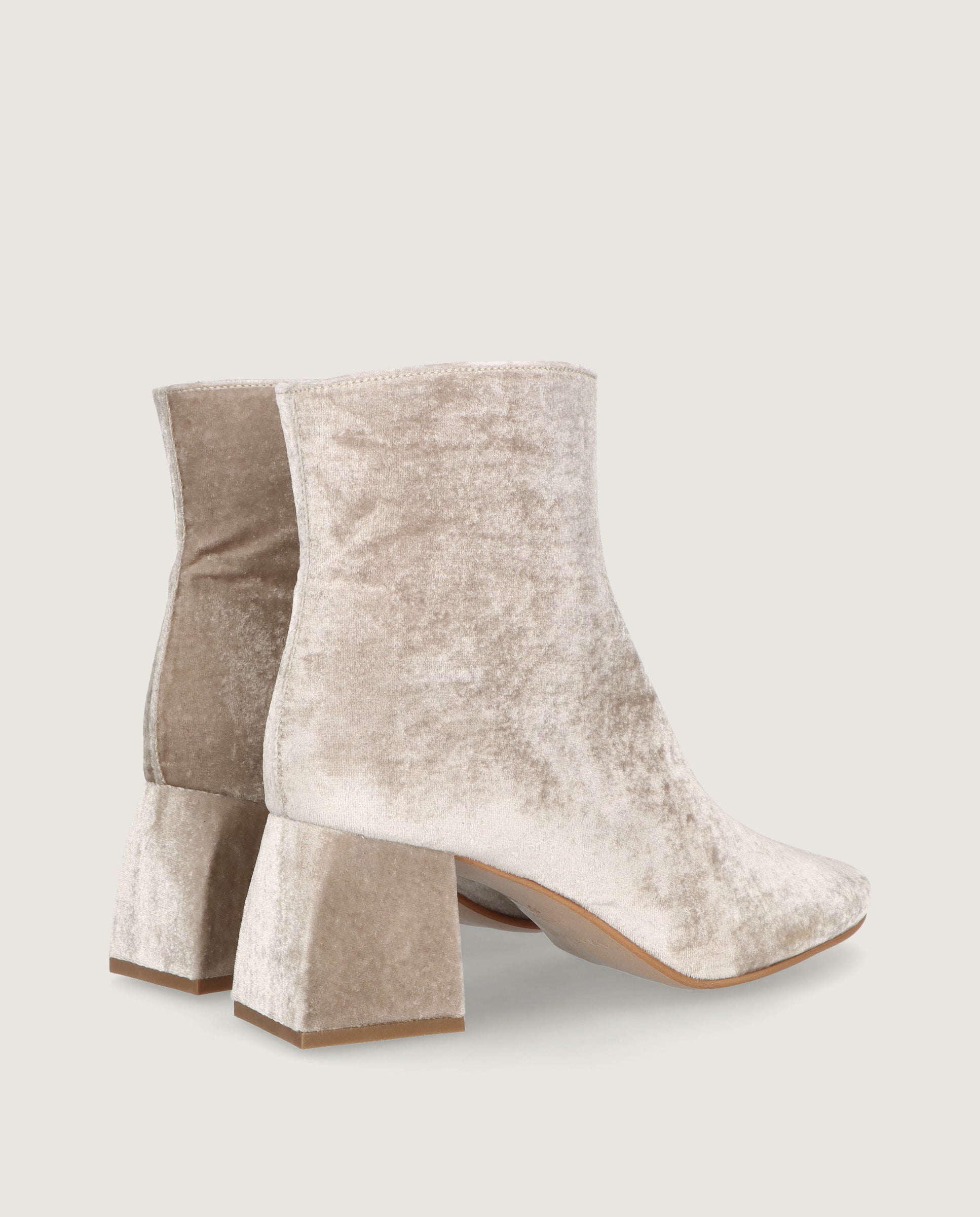 Botines Freja Beiges Tejidos