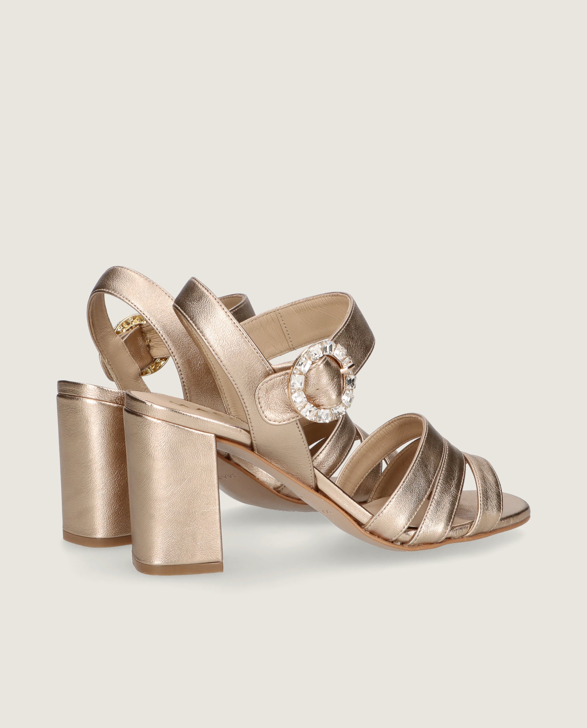 Sandalias Ruth Dorados Piel