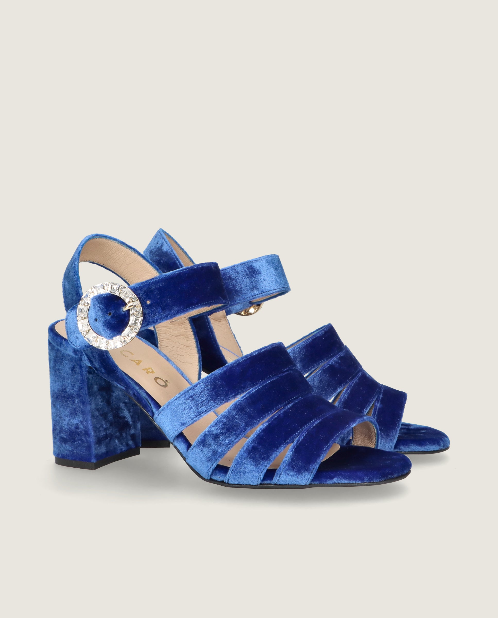 Sandalias Ruth Azules Tejidos