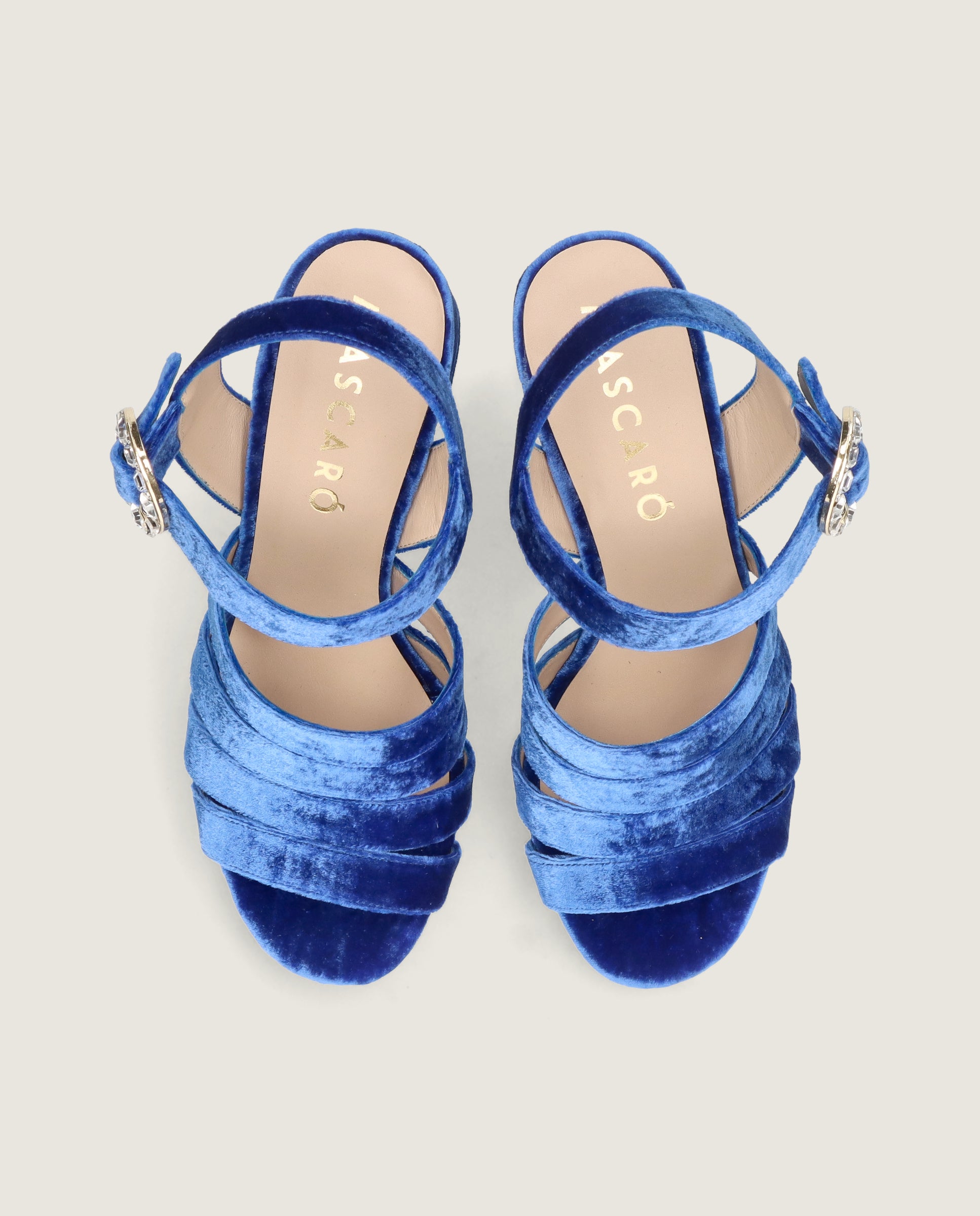 Sandalias Ruth Azules Tejidos