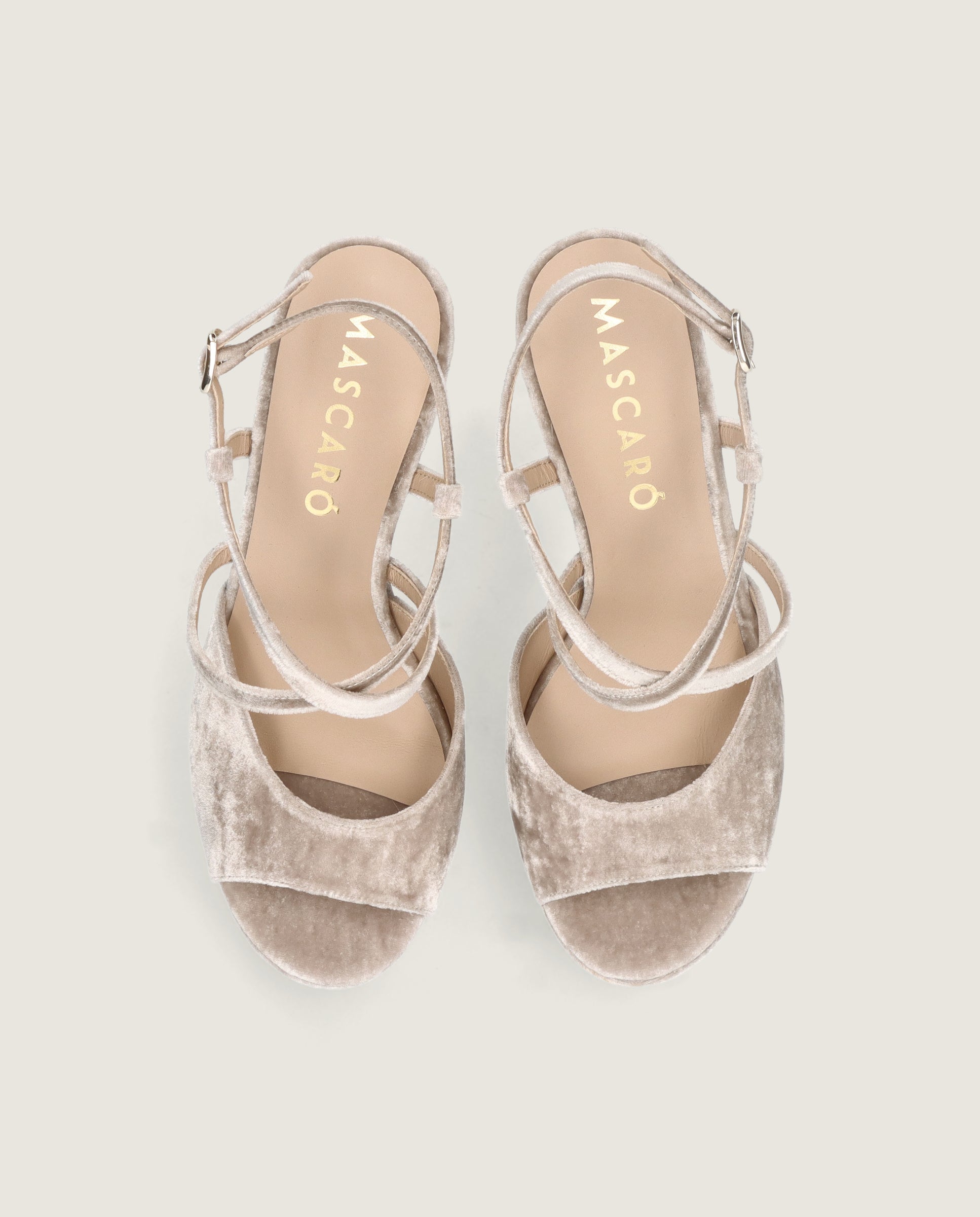 Sandalias Mary Beiges Tejidos