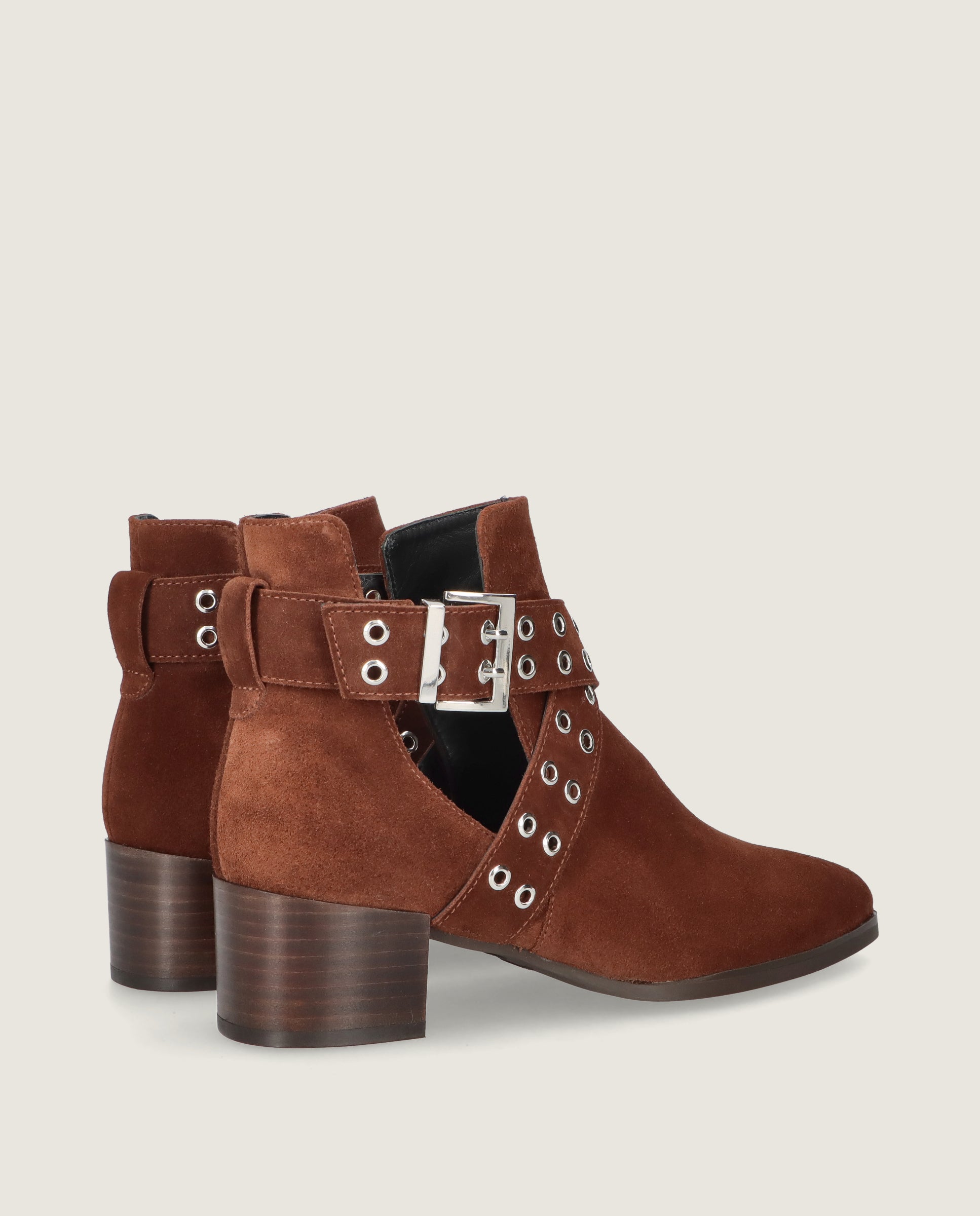 Sharon Brown Suede Ankle Boots