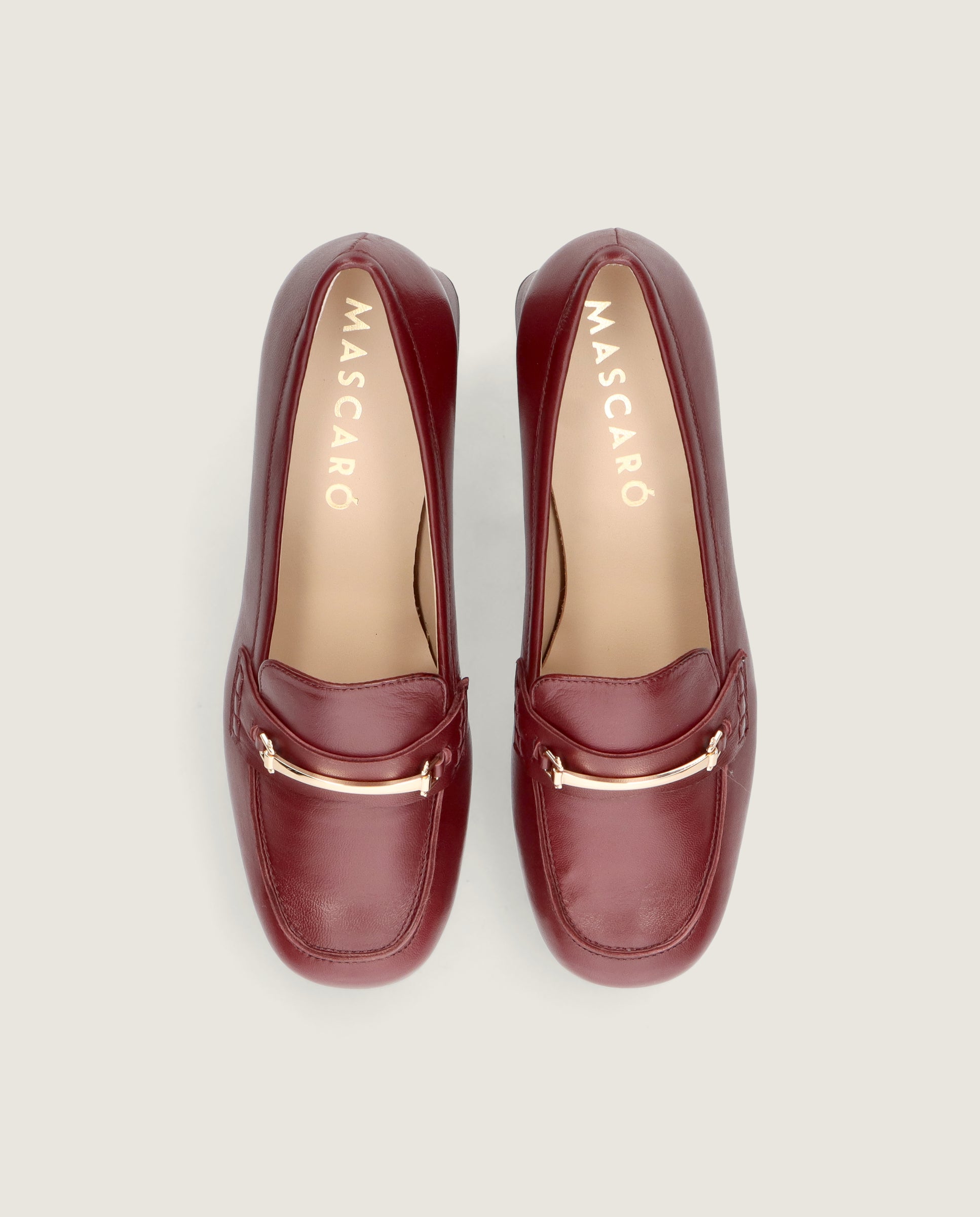 Loafers Gillian Rojos Piel