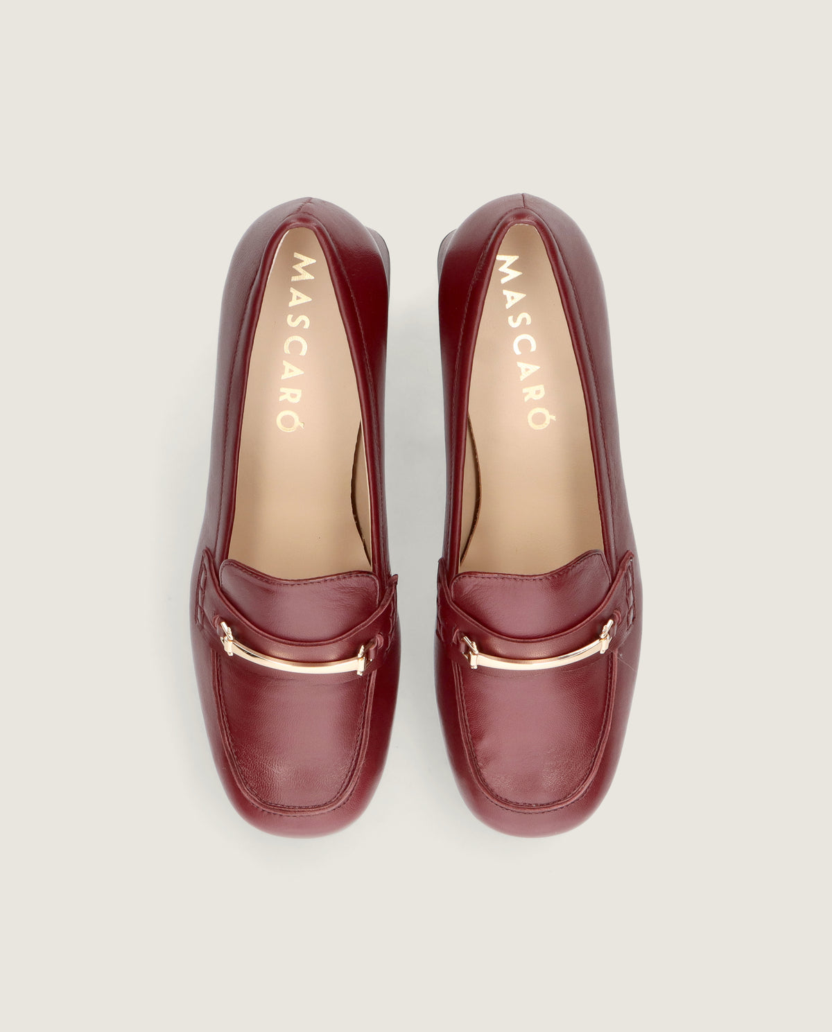 Alternative Ansicht von Loafers Gillian Rot Leder von Mascaro
