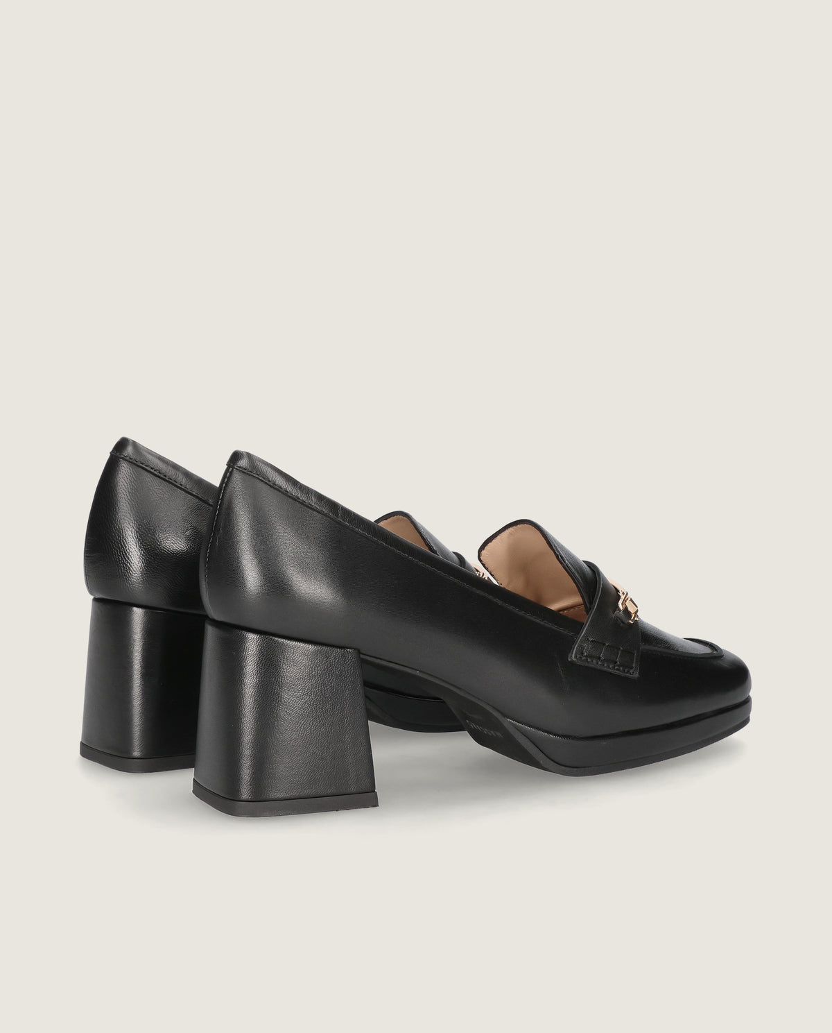 Loafers Gillian Schwarz Leder