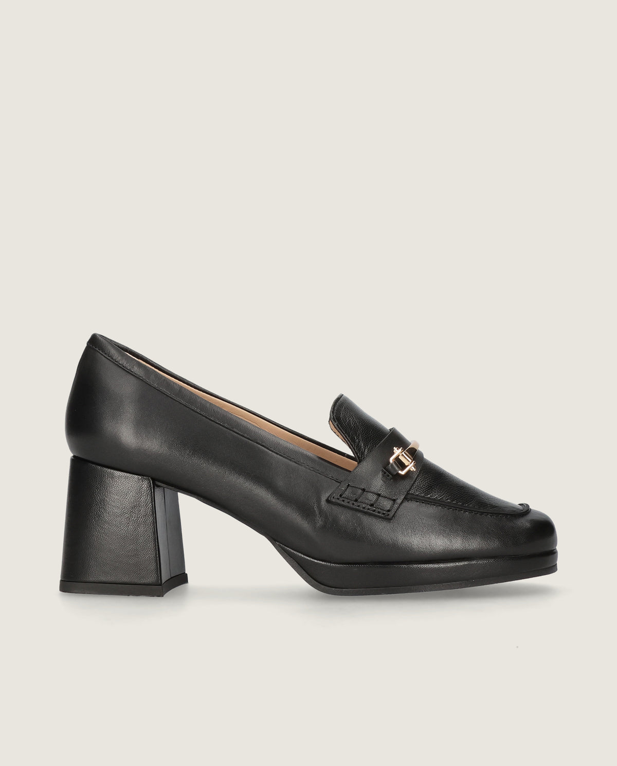 Loafers Gillian Schwarz Leder