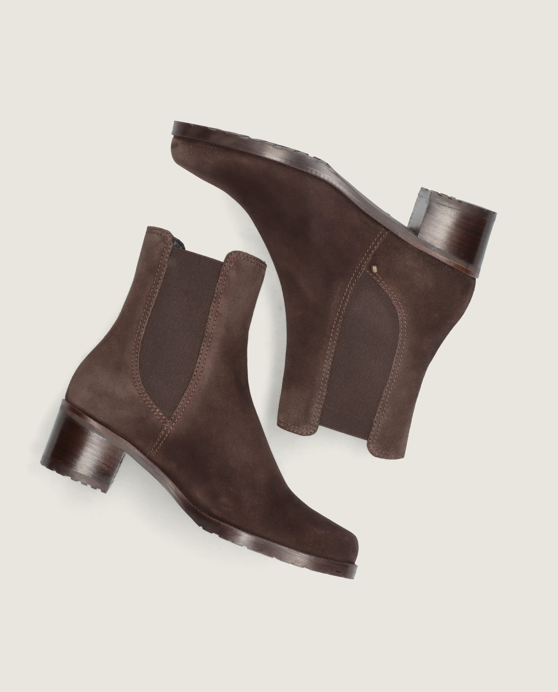 Botines Claudette Marrones Ante