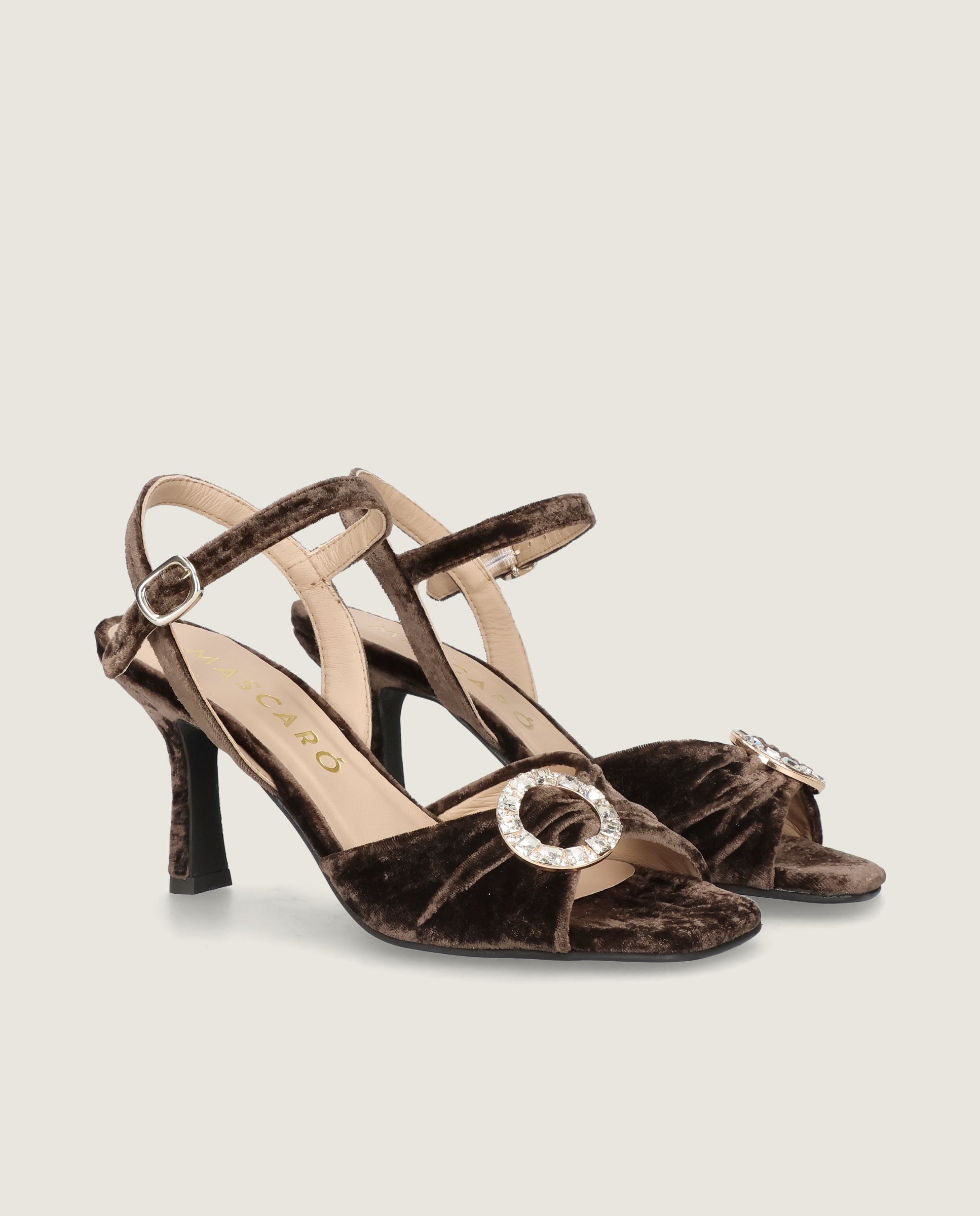 Sandalias Mykonos Marrones Tejidos