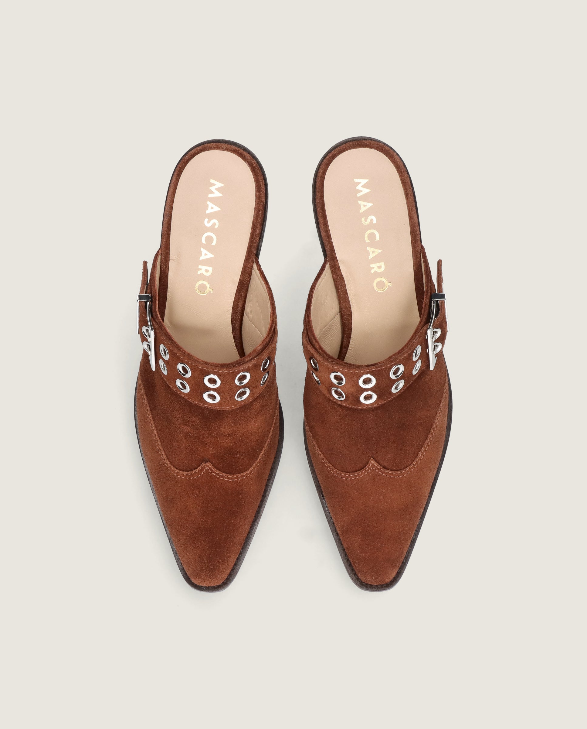 Mules Nashville Marrones Ante