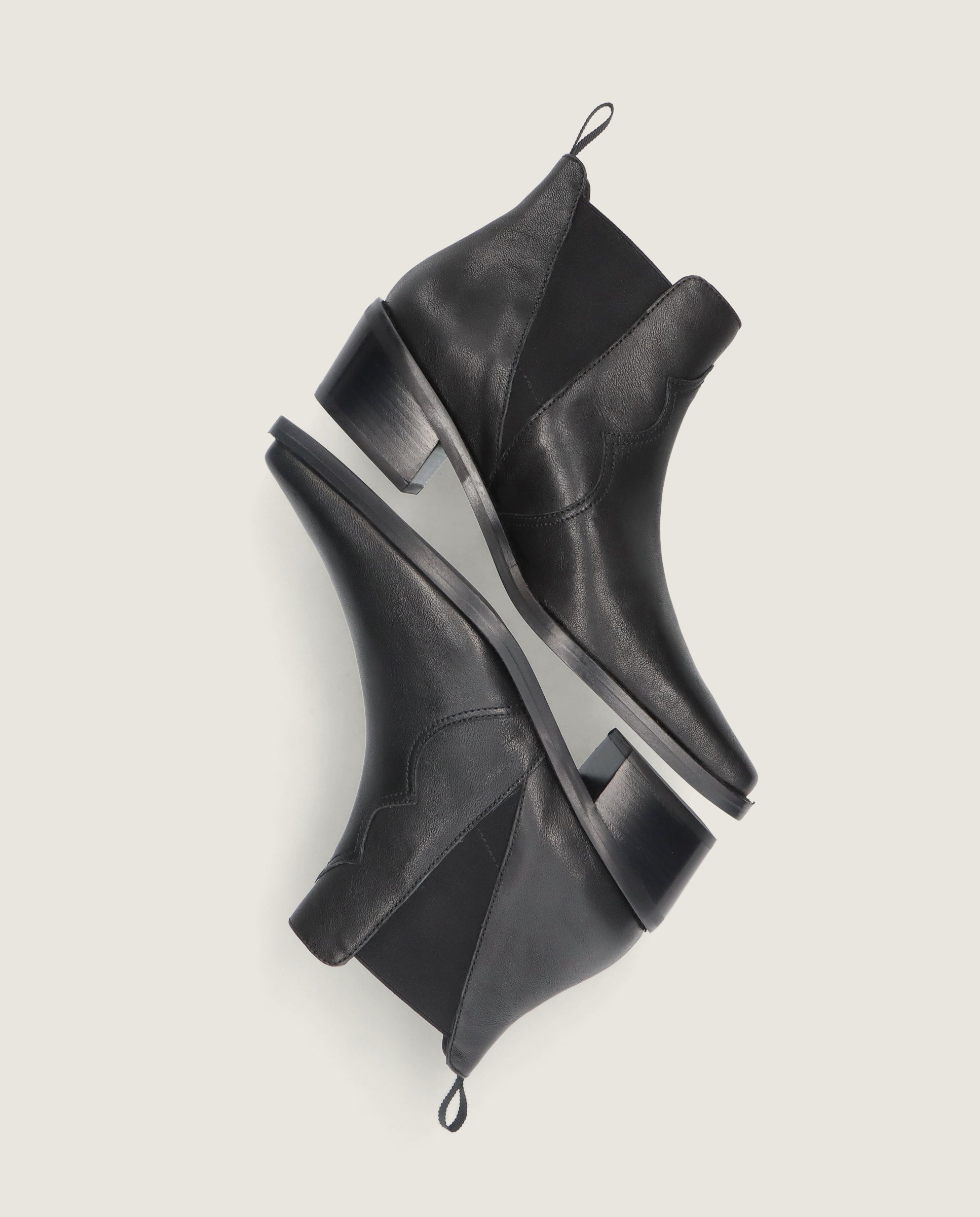 Botines Nashville Negros Piel