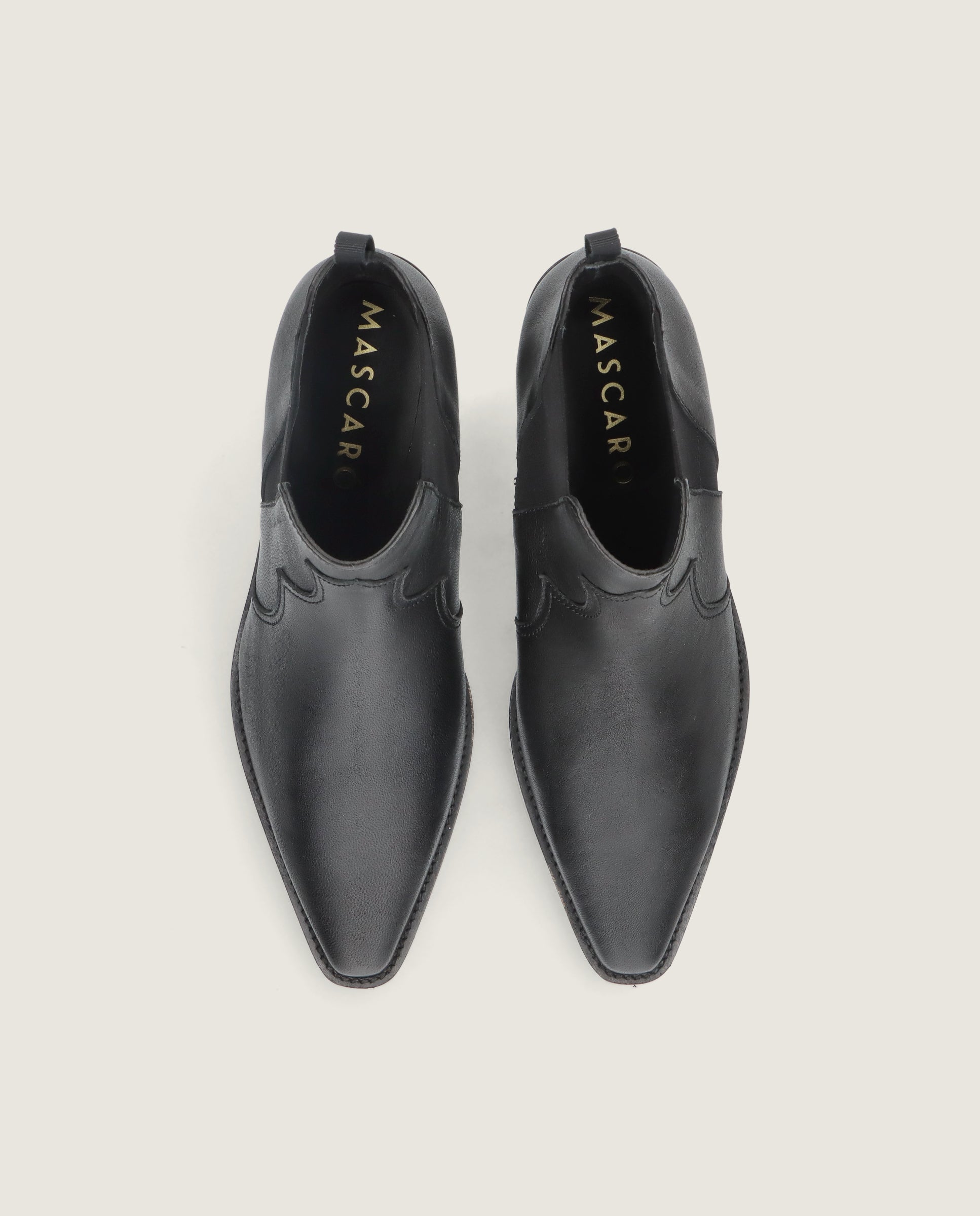 Botines Nashville Negros Piel