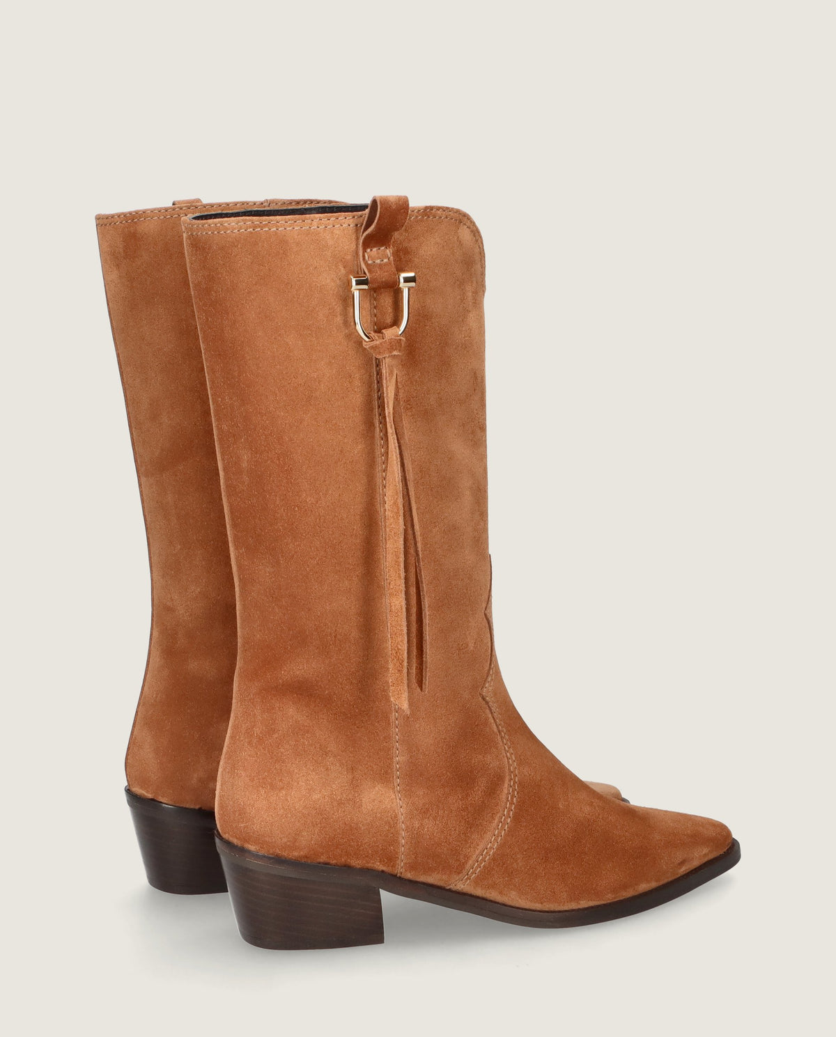 Nashville Stiefel in Braunem Wildleder