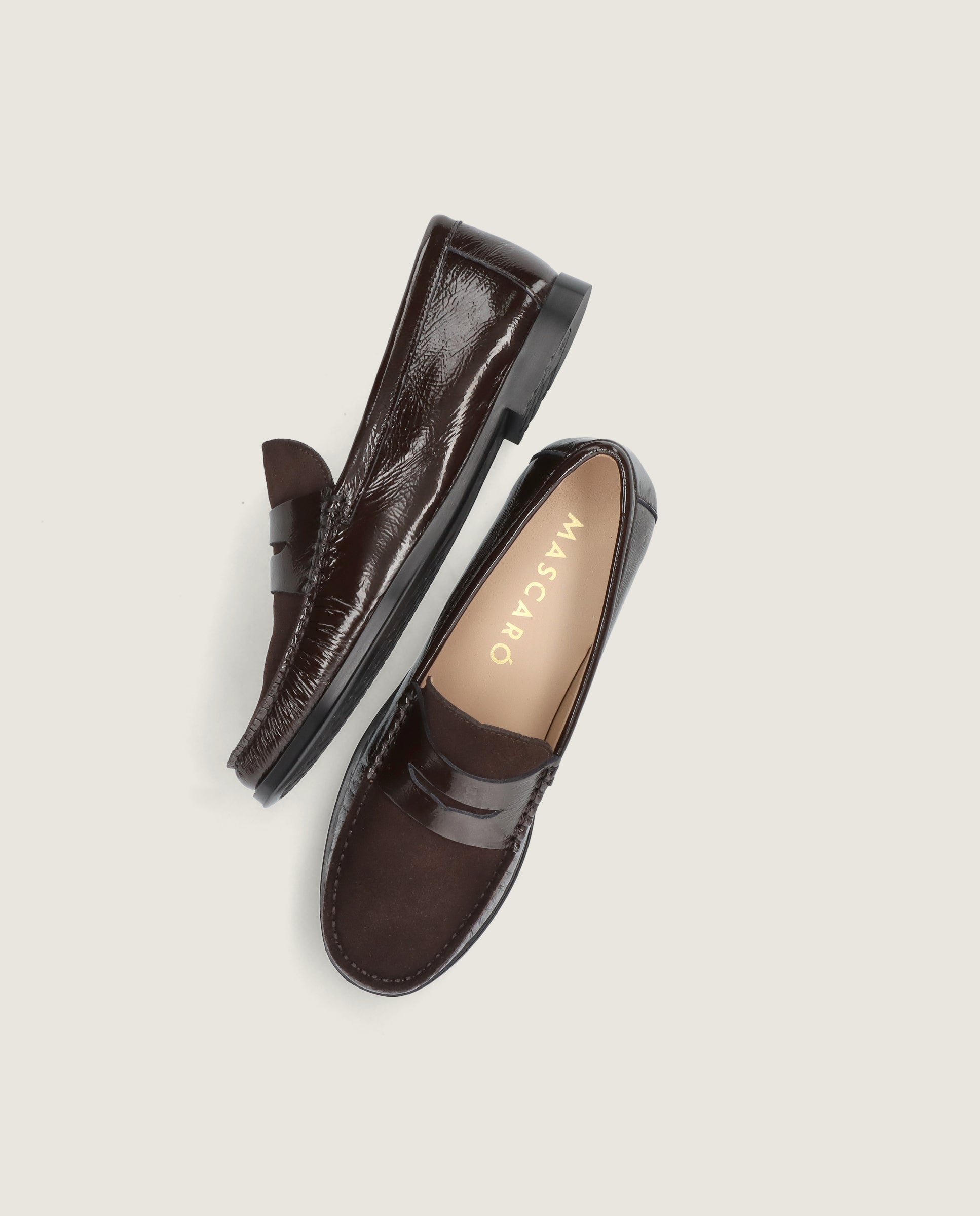 Mocasines Josephine Marrones Charol