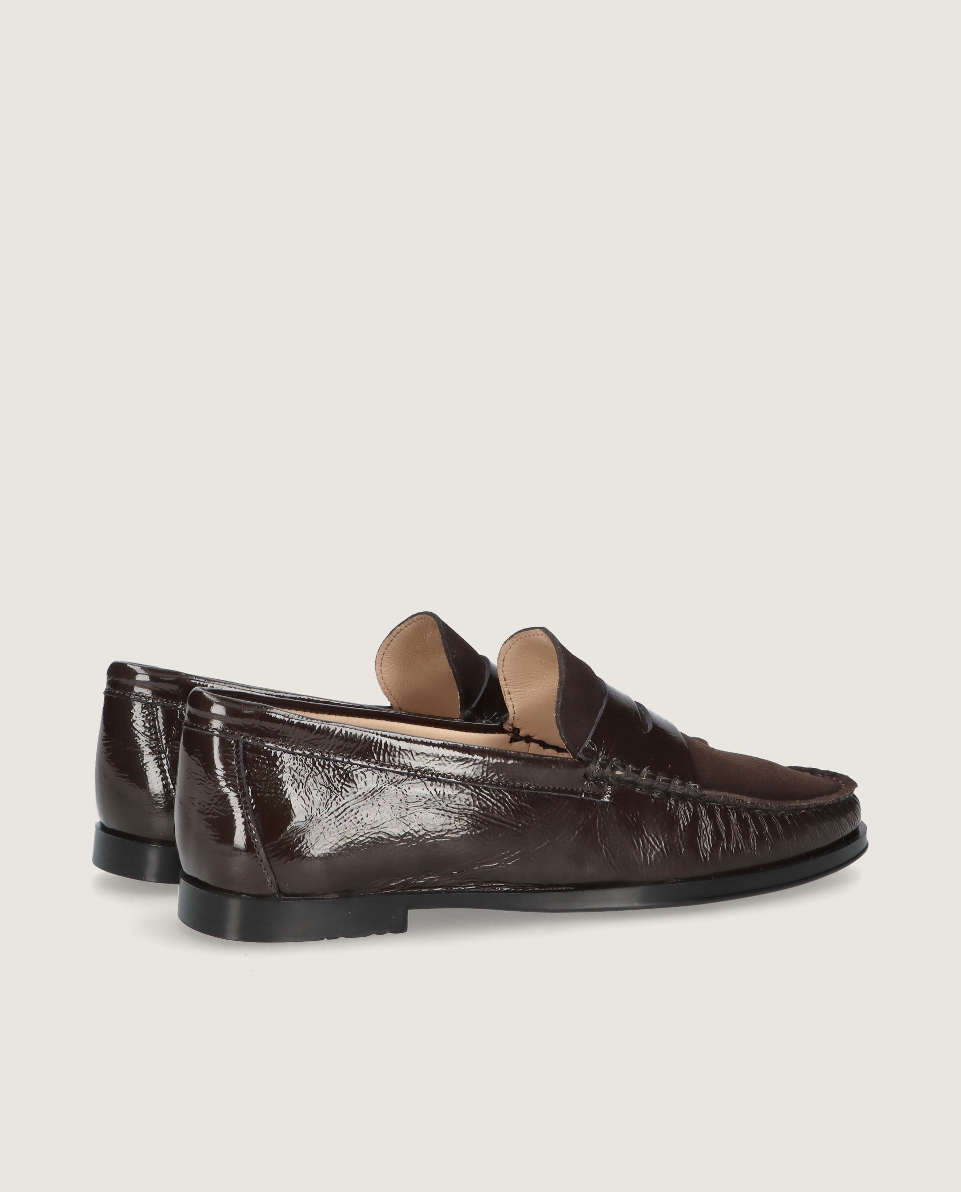 Mocasines Josephine Marrones Charol