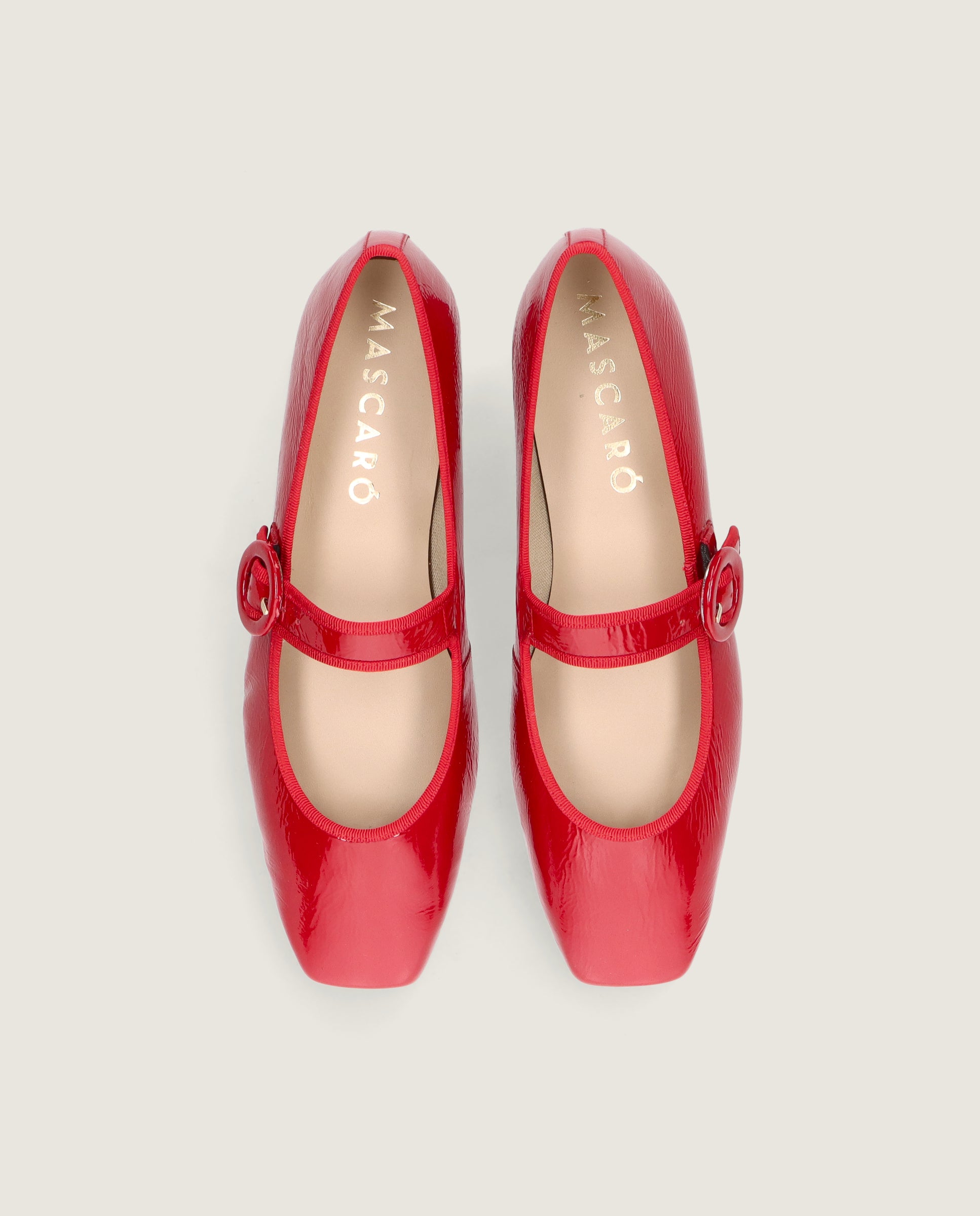 Vista alternativa de Bailarinas Mayra Rojos Charol por Mascaro