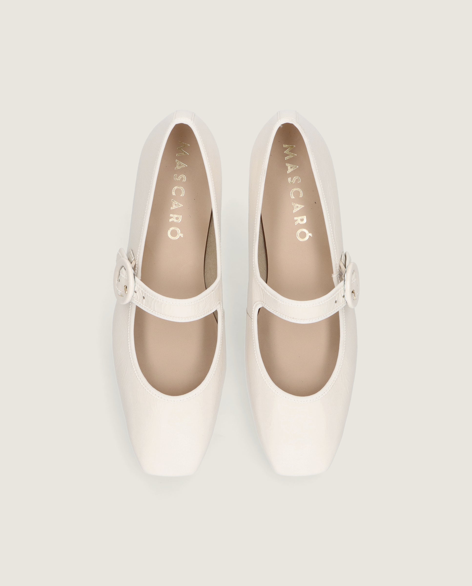 Vista alternativa de Bailarinas Mayra Blancos Charol por Mascaro