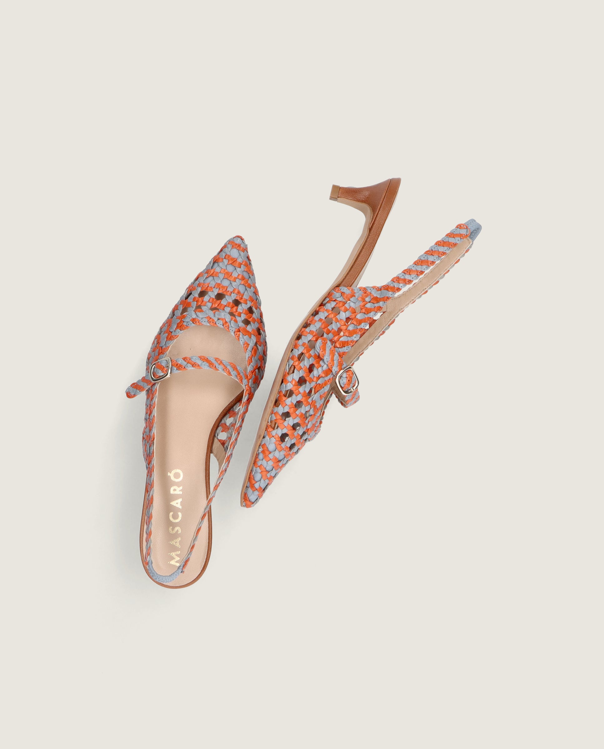 Salon Holly Naranjas Piel