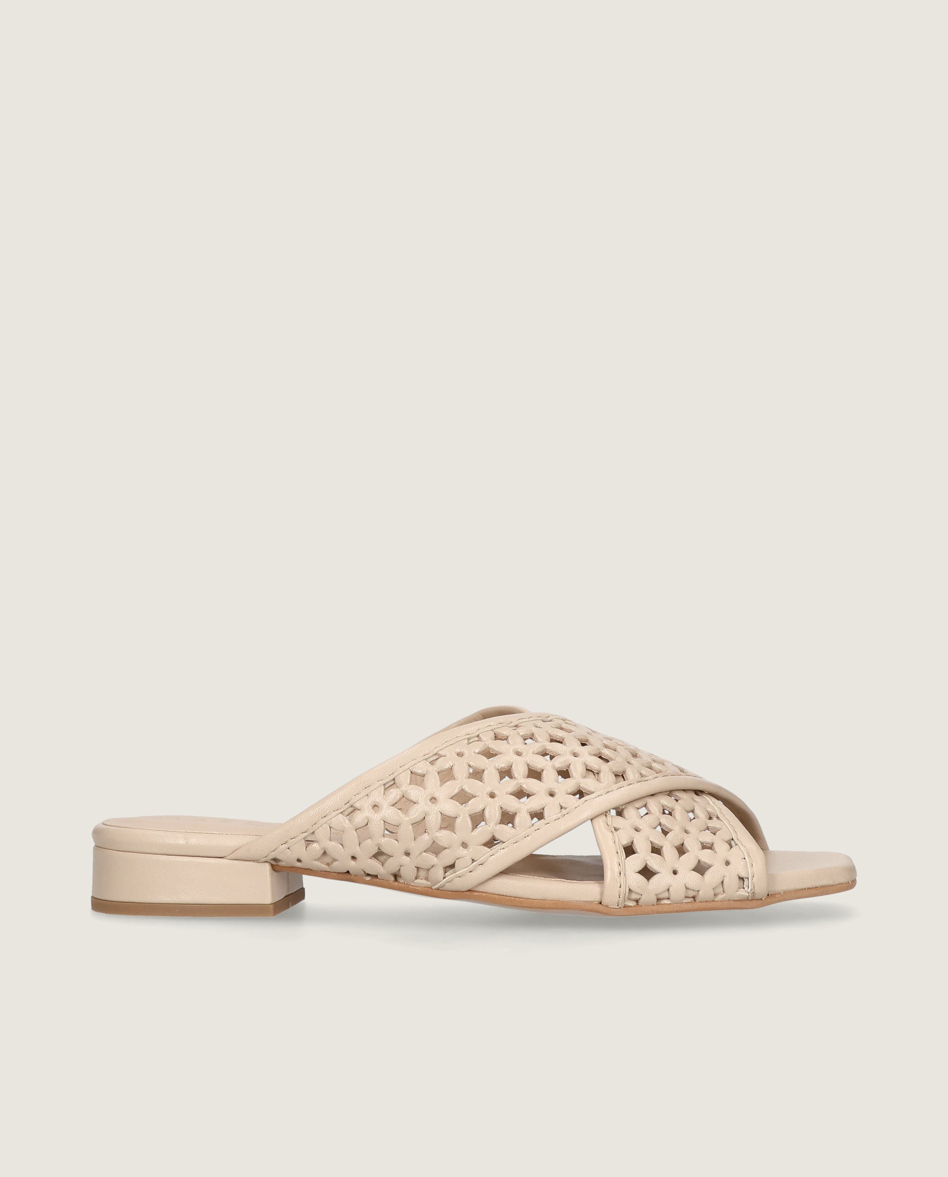 Sandalias Eva Beiges Piel