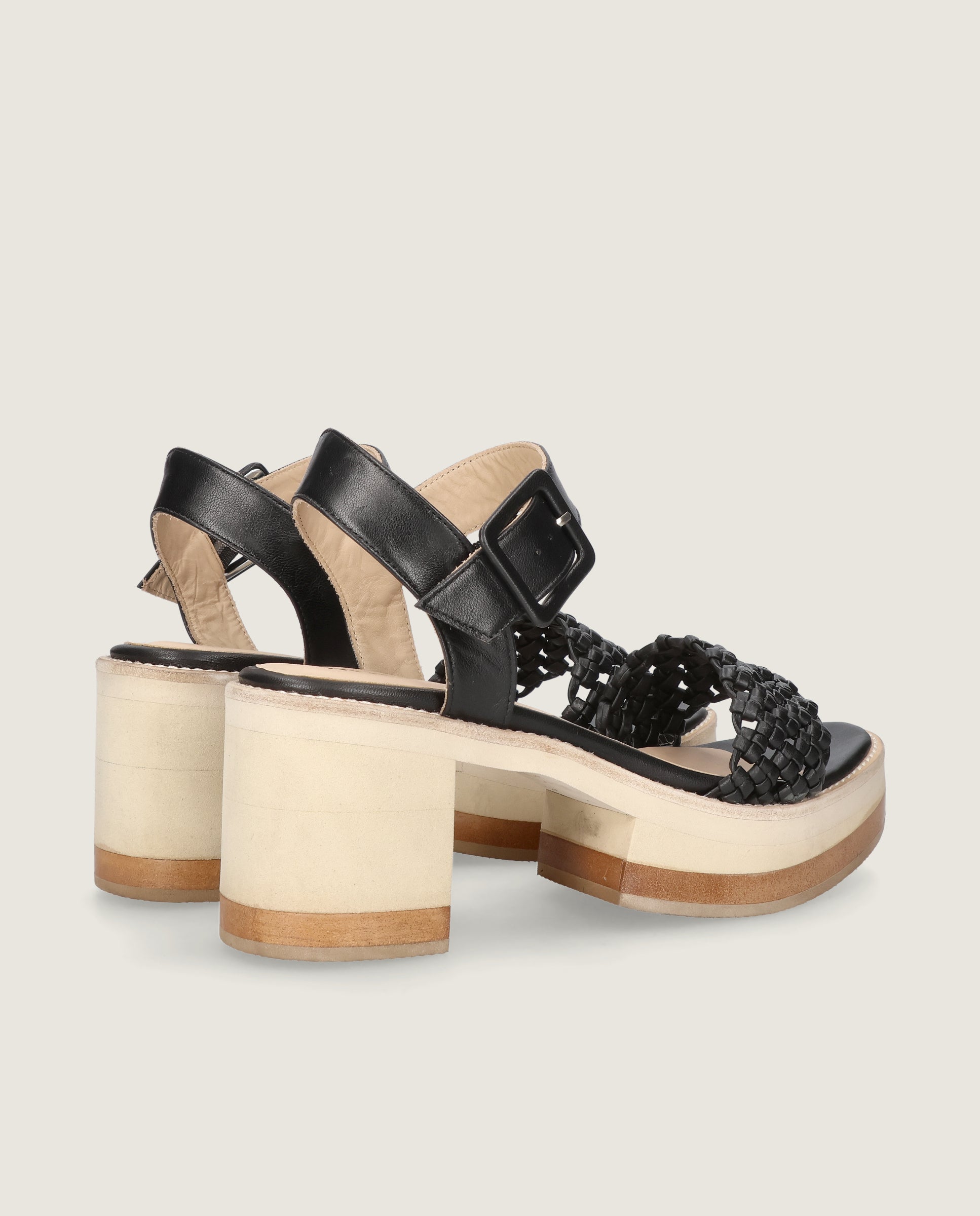 Sandalias Corfu Negros Piel