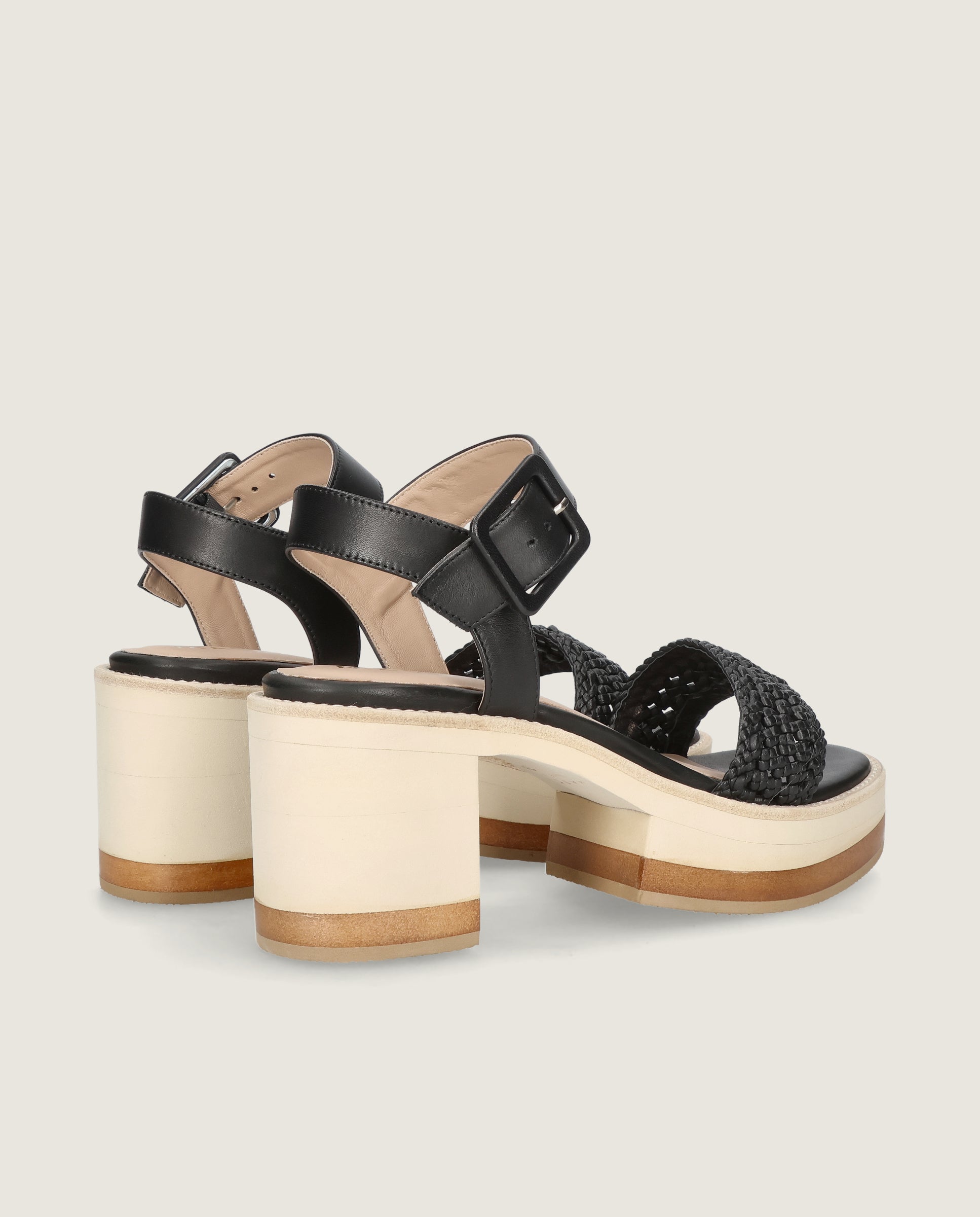 Sandalias Corfu Negros Piel