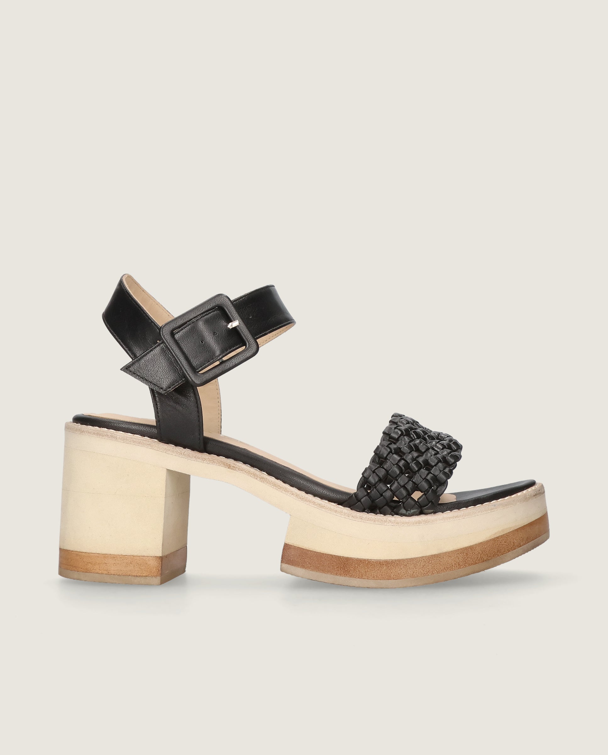 Sandalias Corfu Negros Piel