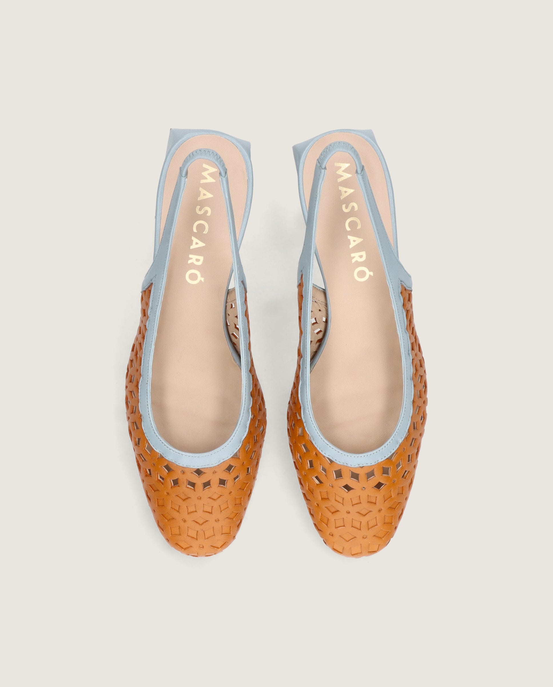 Salon Freja Naranjas Piel