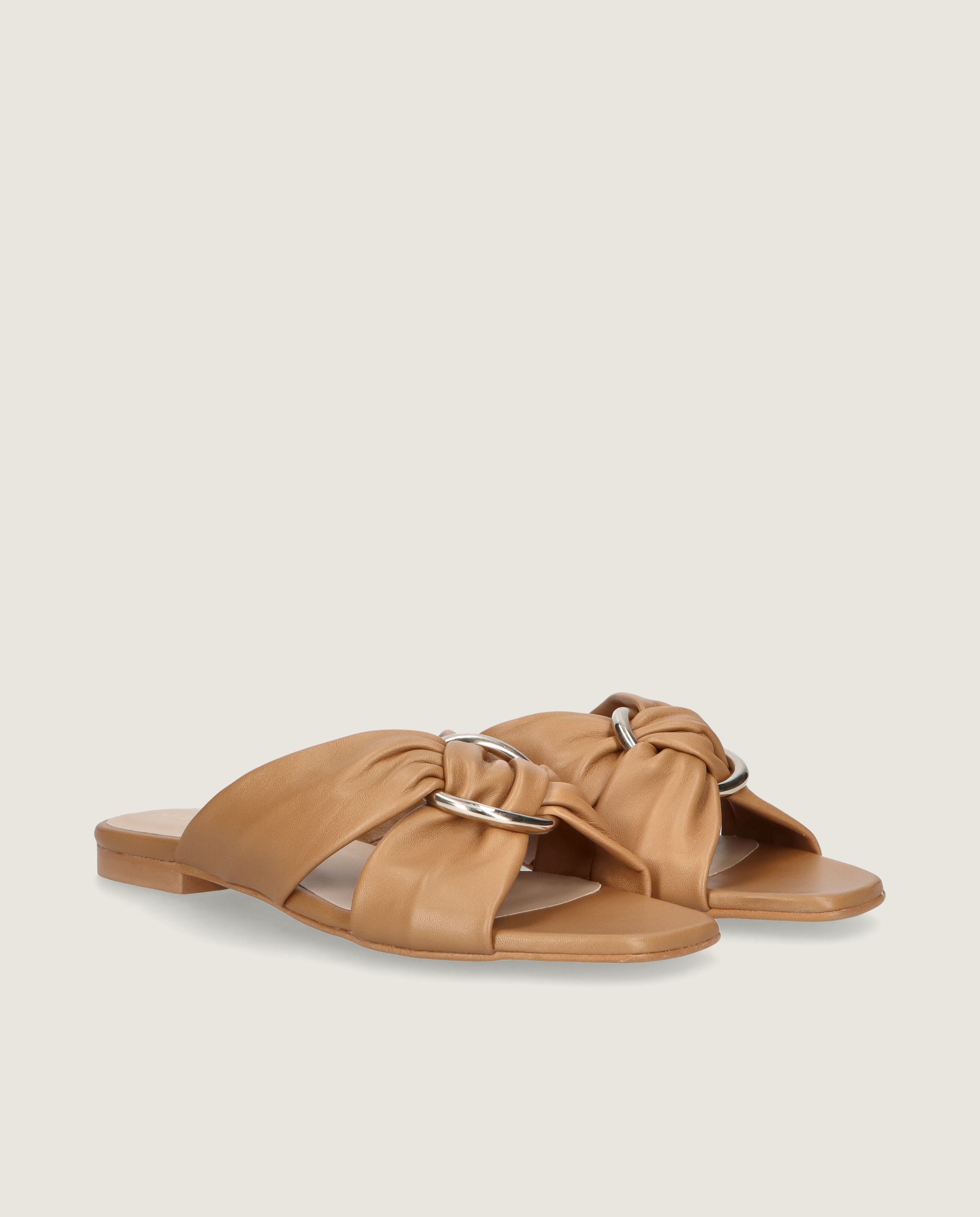 Imagen de Sandalias Isla Marrones Piel por Mascaro