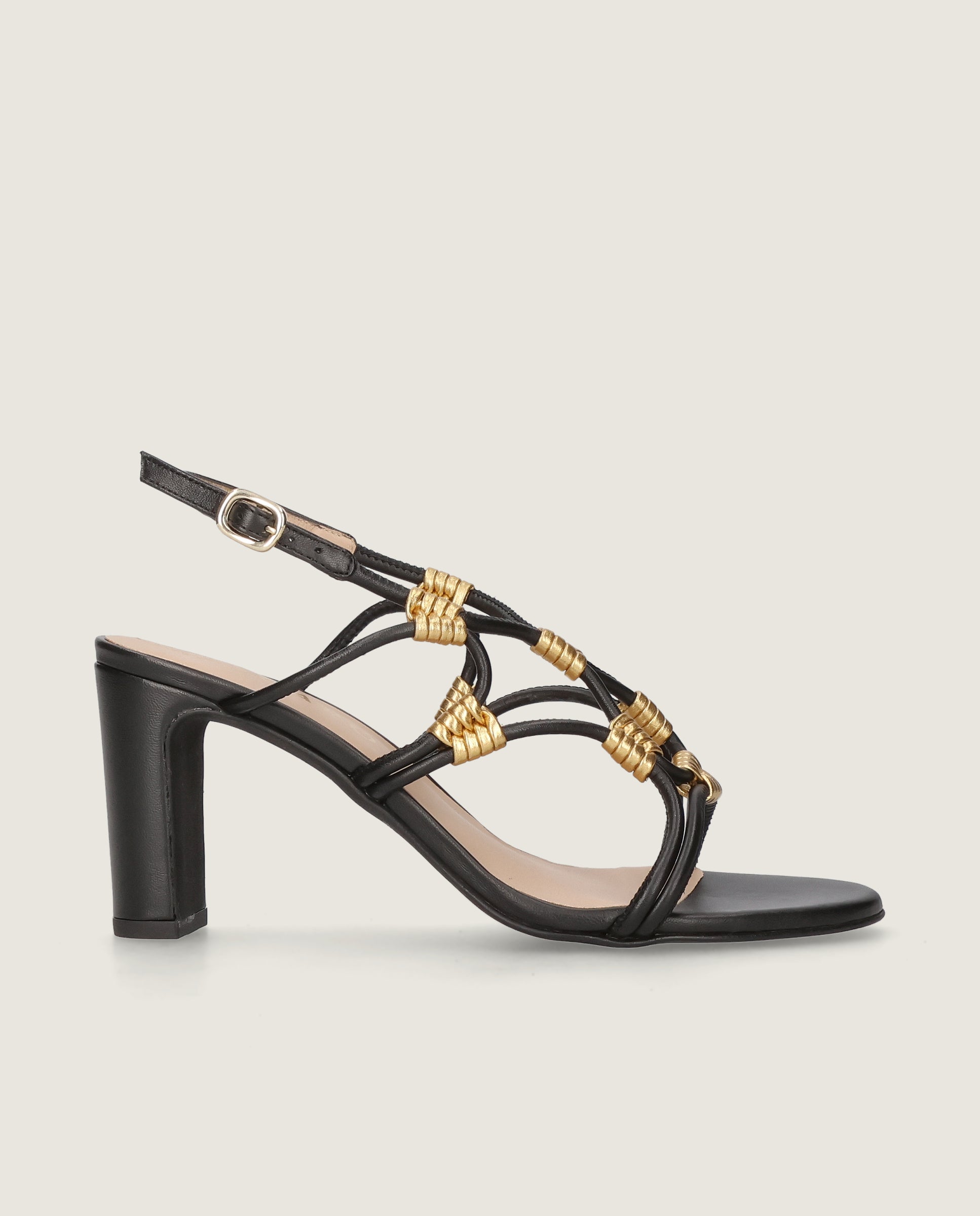 Sandalias Clarice Negros Piel