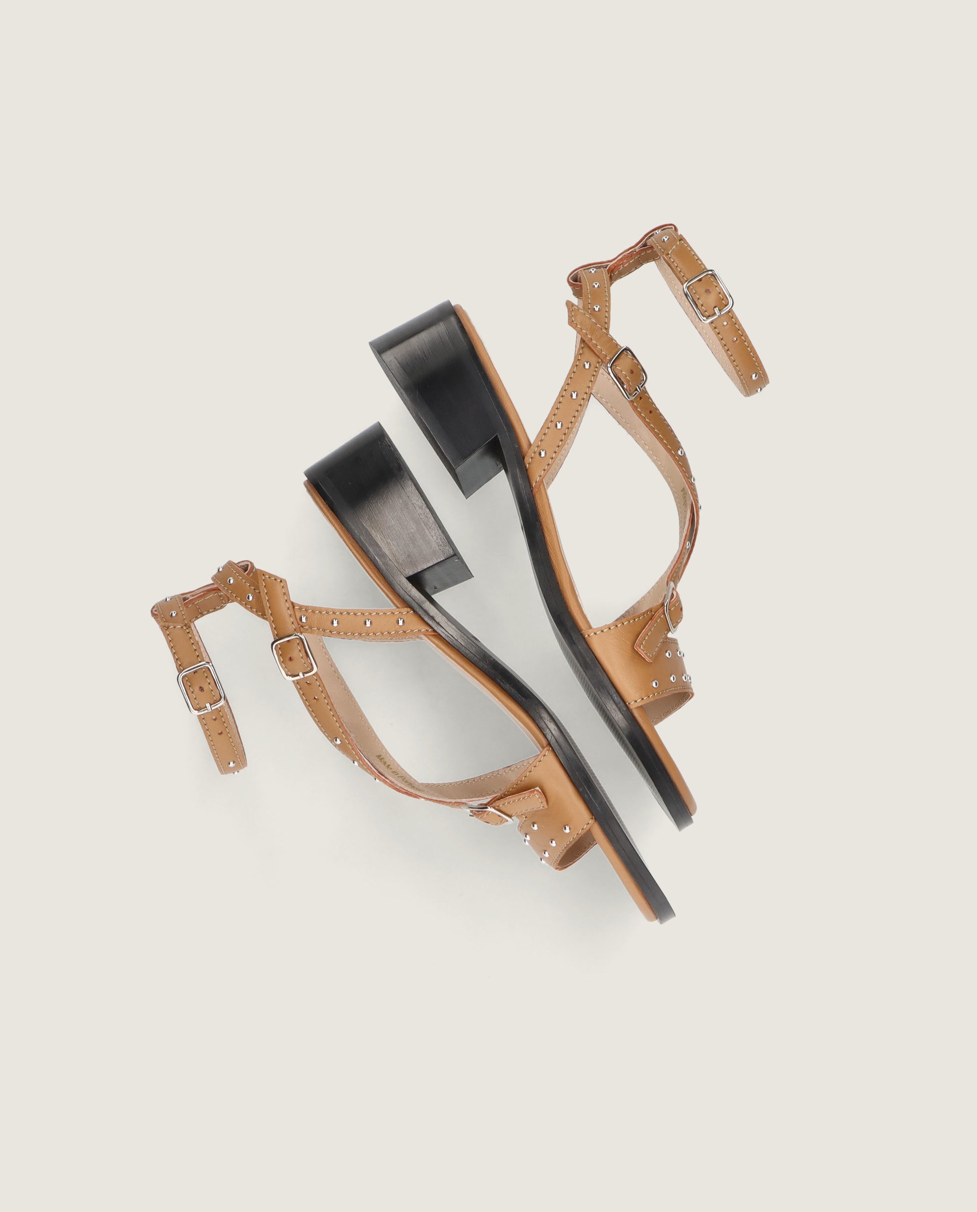 Sandalias Lulu Marrones Piel