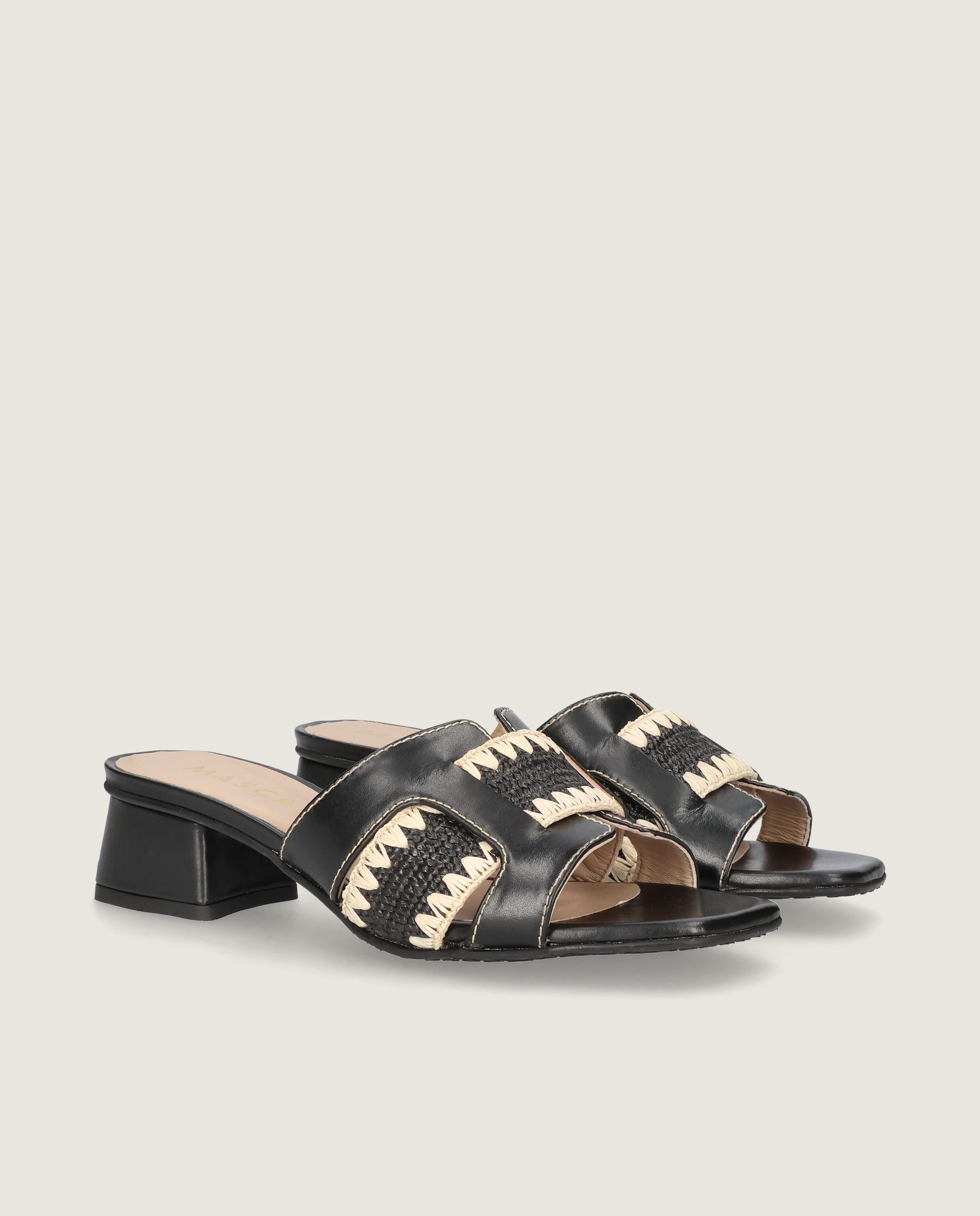 Imagen de Sandalias Cannes Marrones Piel por Mascaro