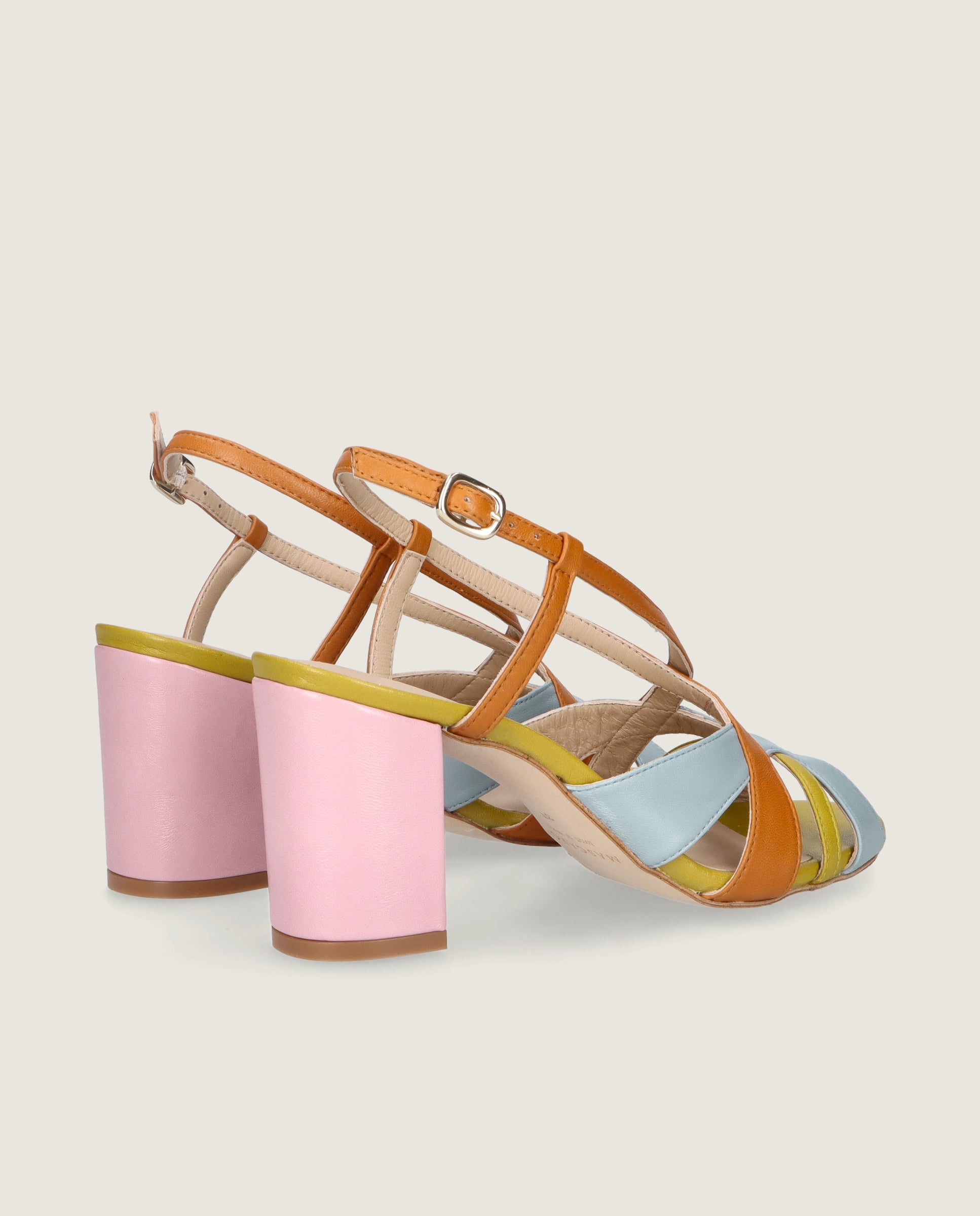 Sandalias Thais Multicolores Piel