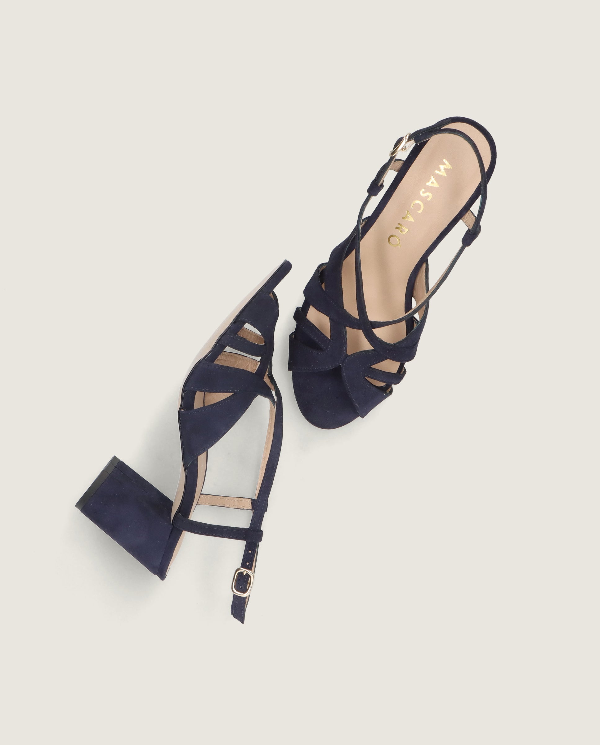 Sandalias Thais Azules Ante