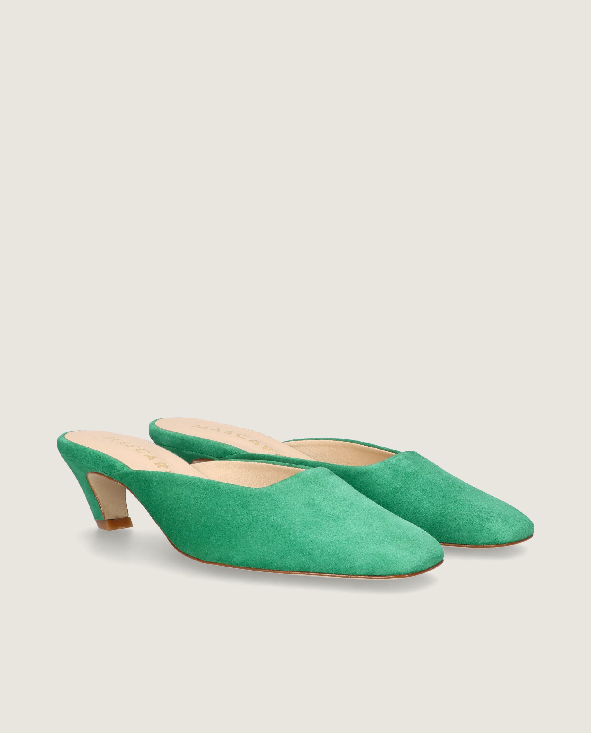 Imagen de Mules Astin Verdes Ante por Mascaro