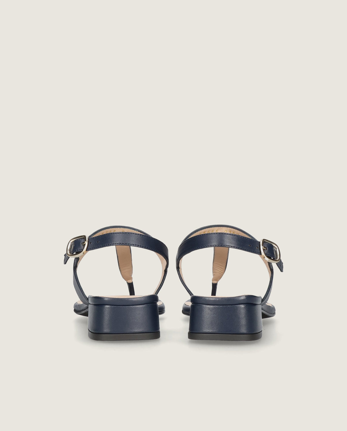 Amelie Sandal in navy blue leather