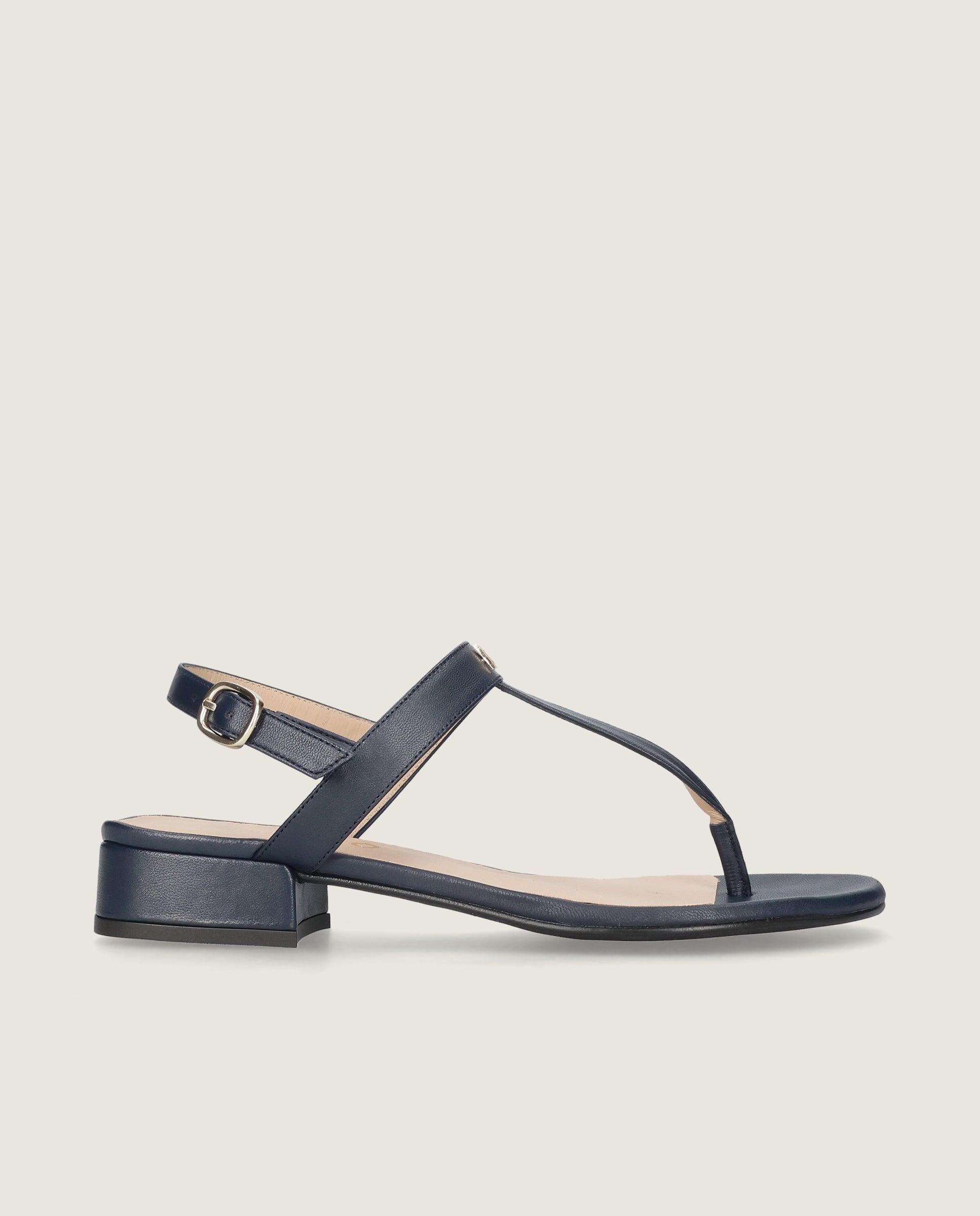 Sandalias Amelie Azules Piel