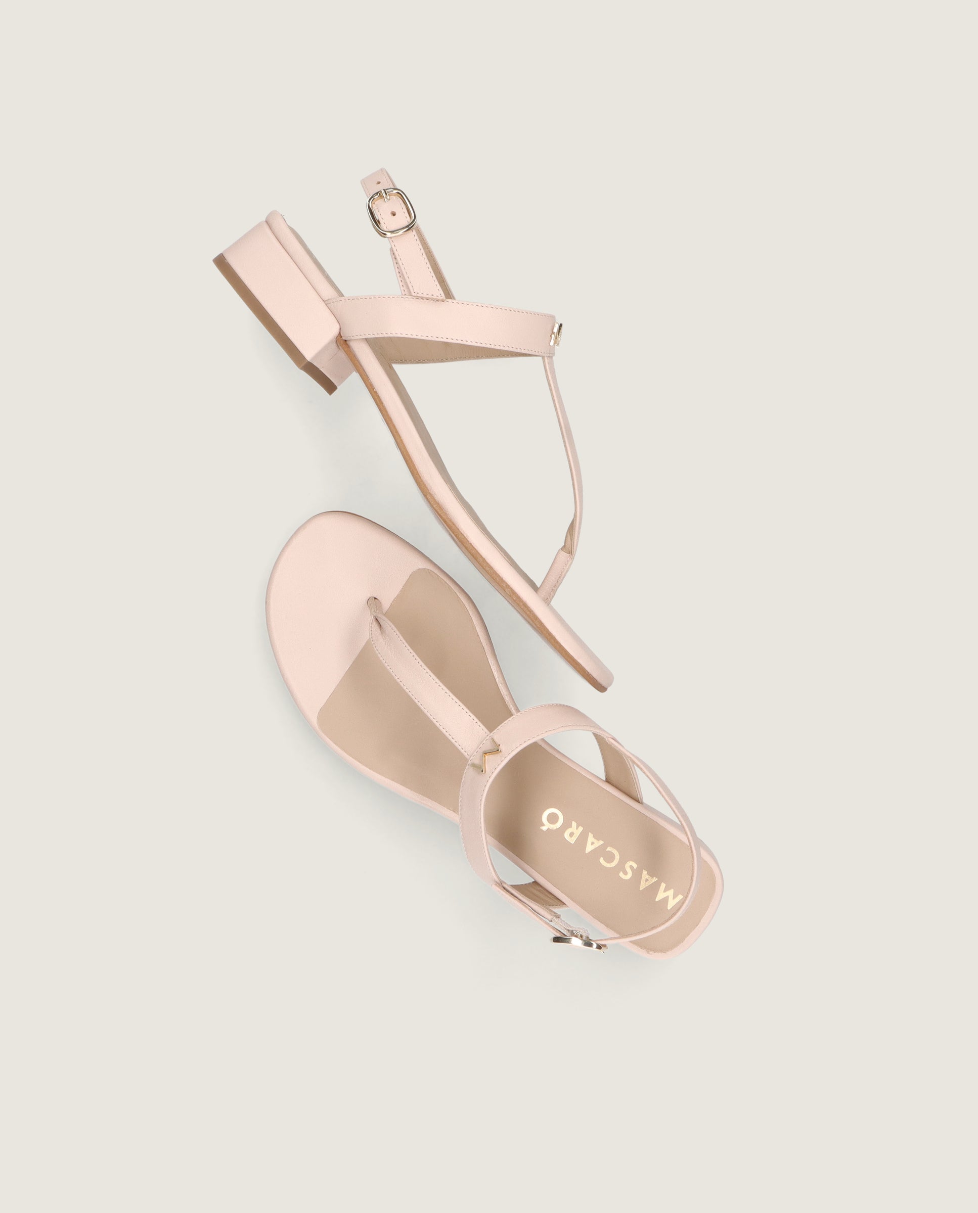 Amelie Sandal in pink leather