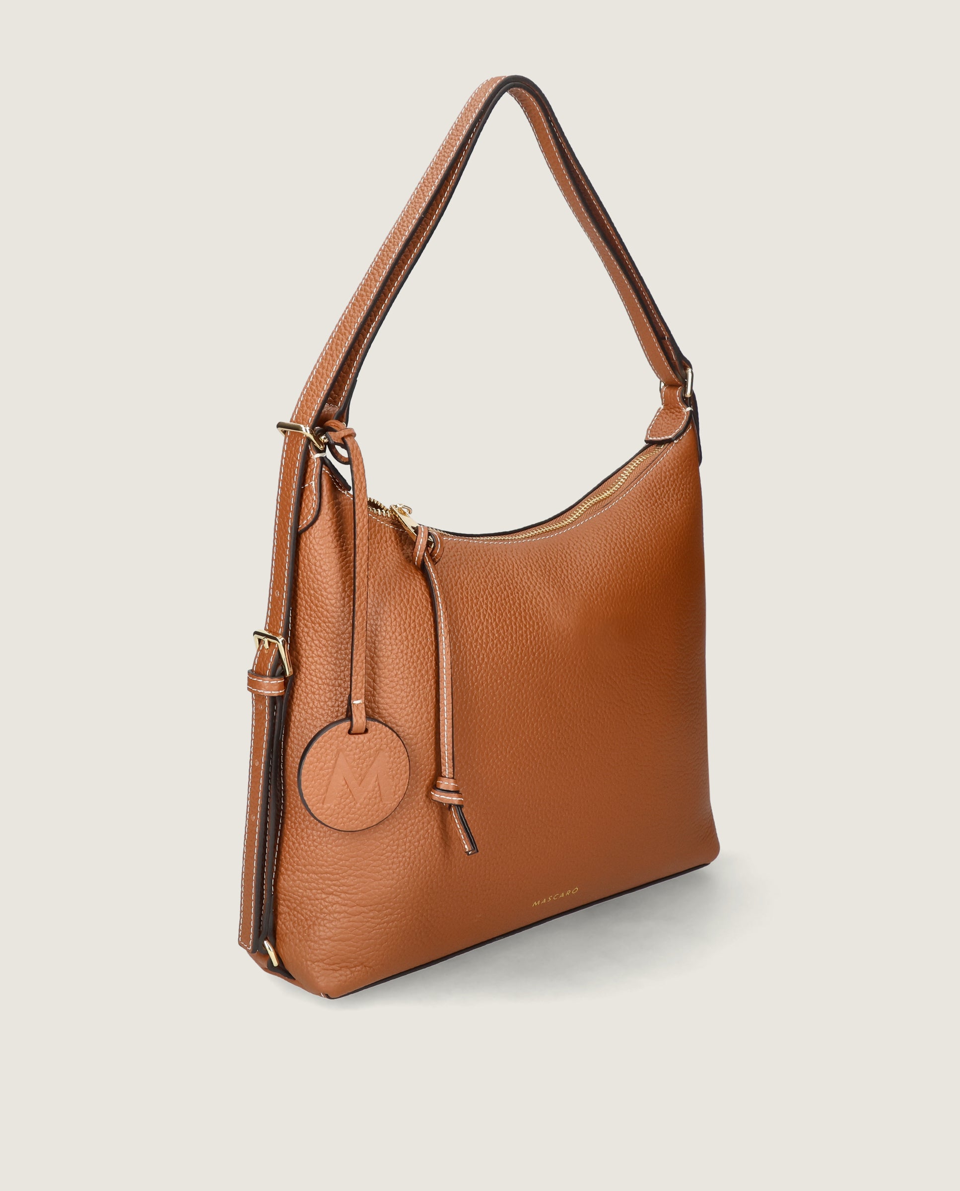 Backpack in brown leather
