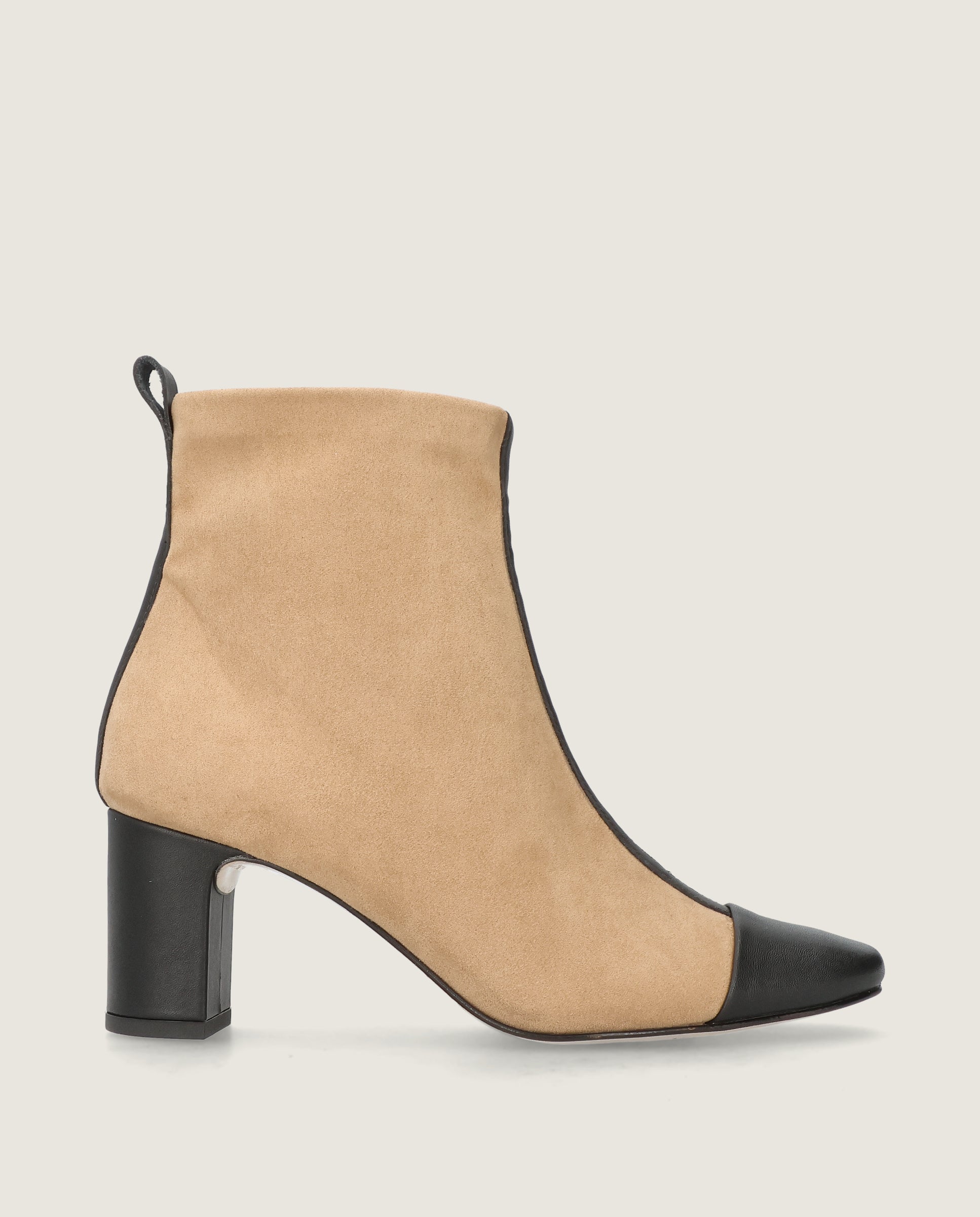 Botines Jolie Beiges Tejidos