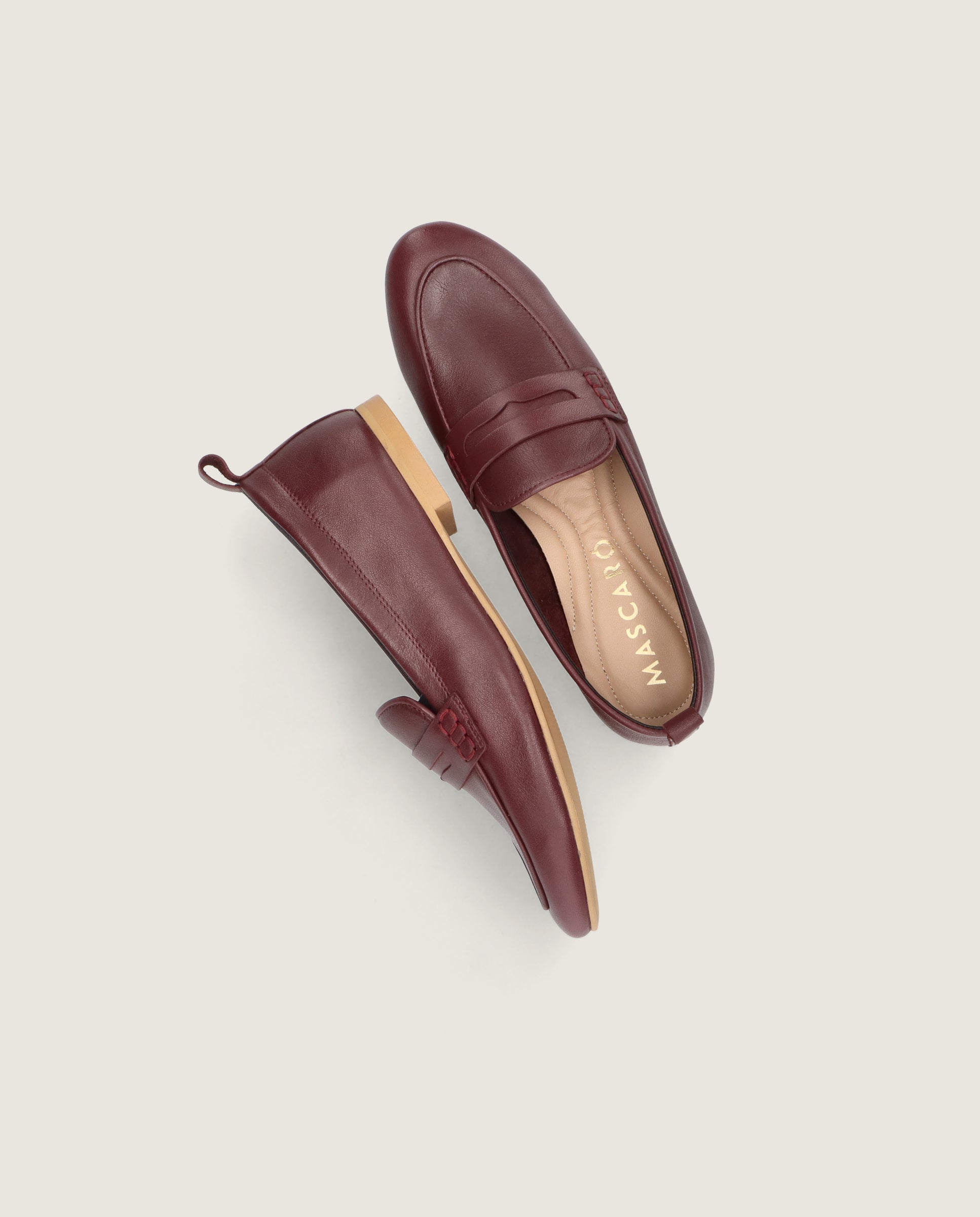 Loafers Aisha Rojos Piel