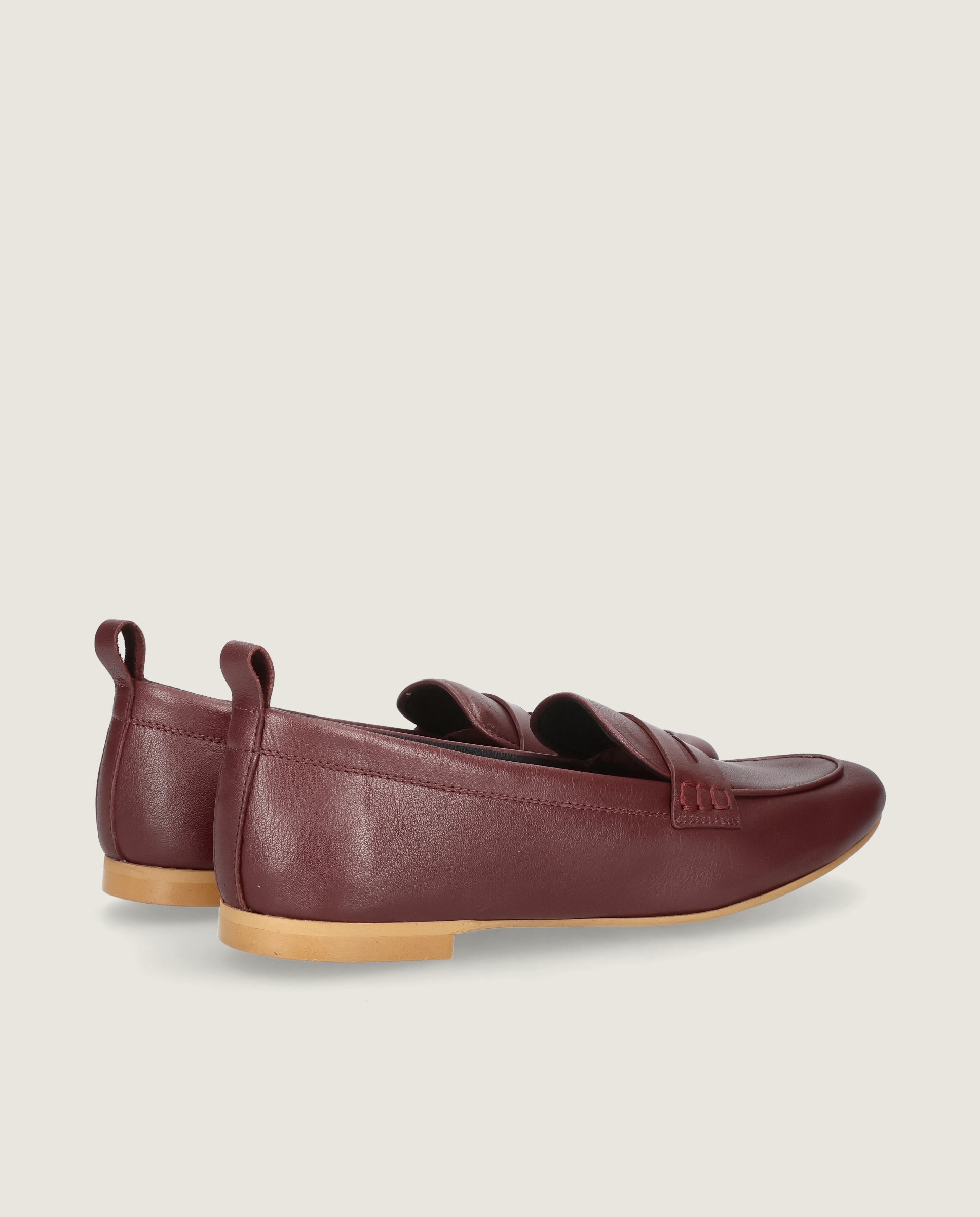 Loafers Aisha Rojos Piel