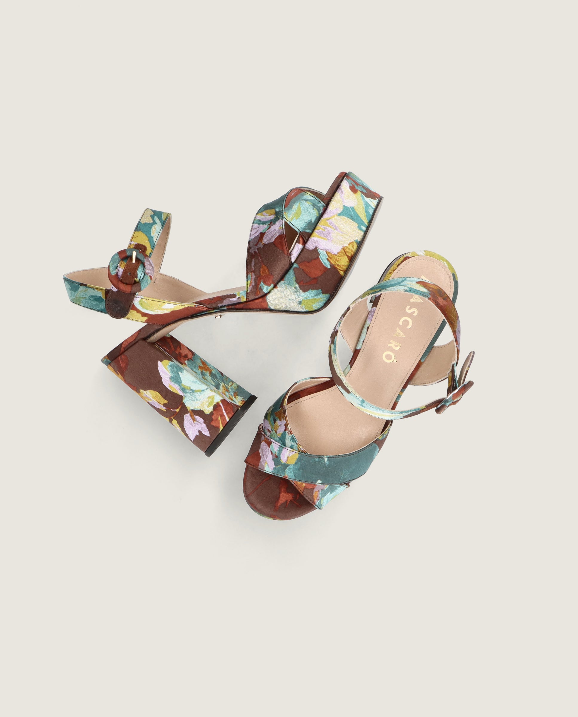 Sandalias Maris Marrones Tejidos