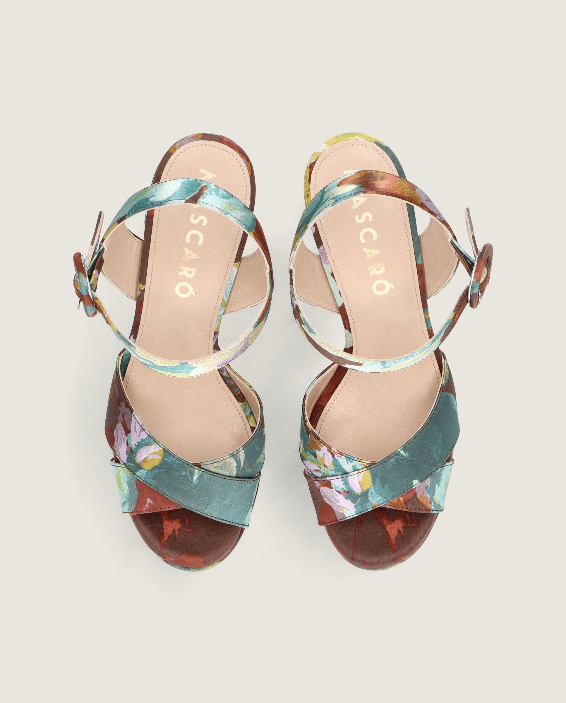 Sandalias Maris Marrones Tejidos
