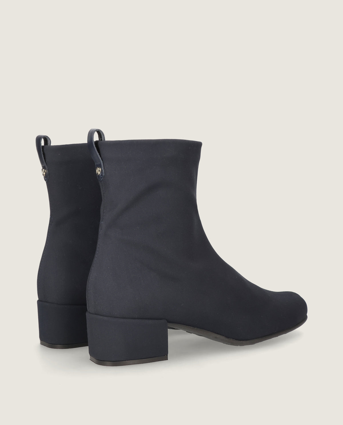 Bottines Milan bleues tissées
