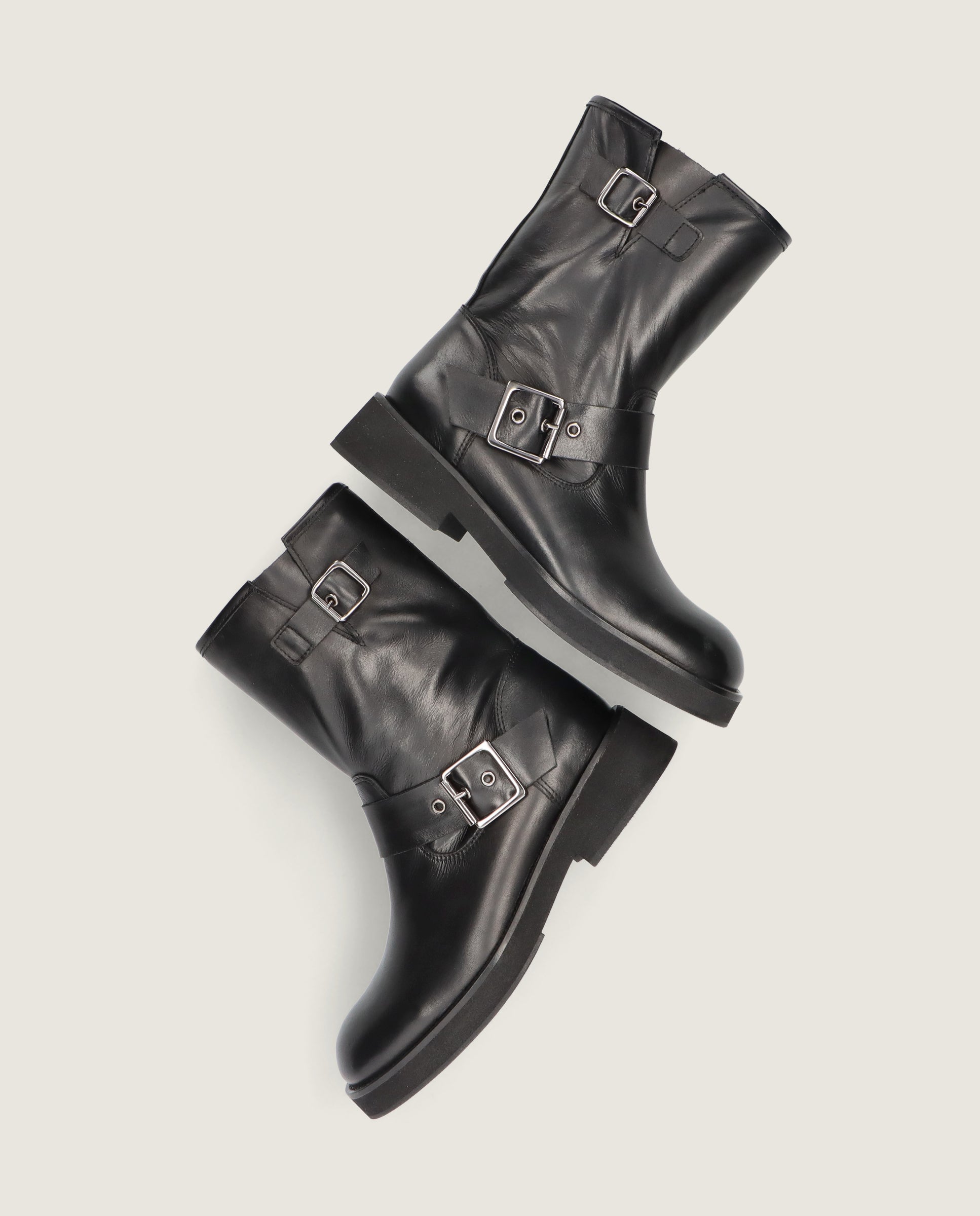 Botines Reve Negros Piel