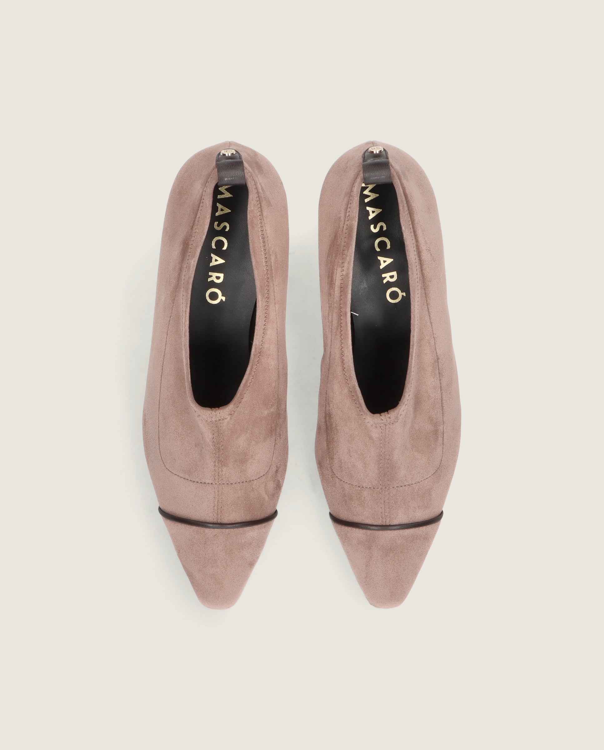 Zapatos Abotinados Greta Marrones Tejidos