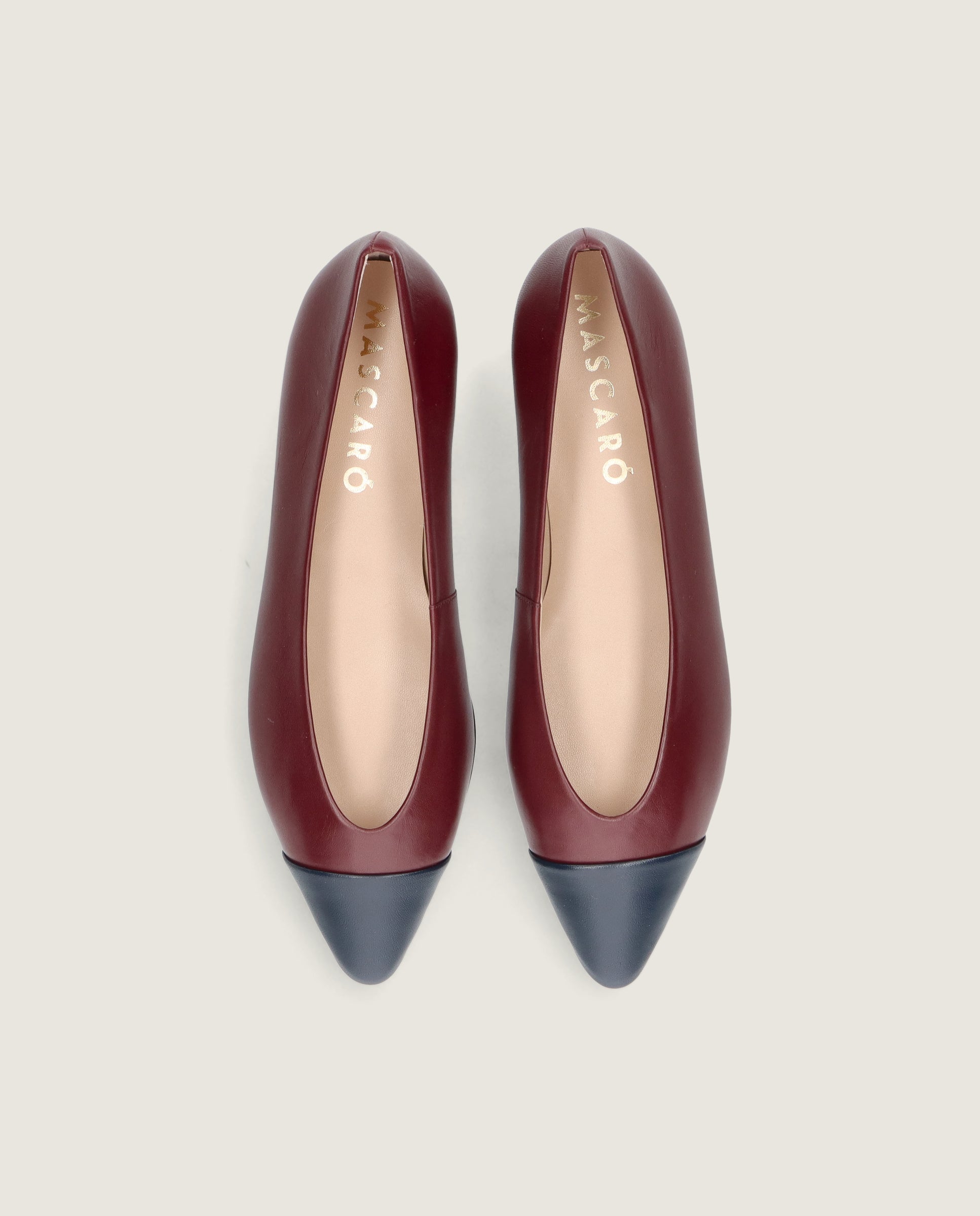 Vista alternativa de Bailarinas Elise Rojos Piel por Mascaro