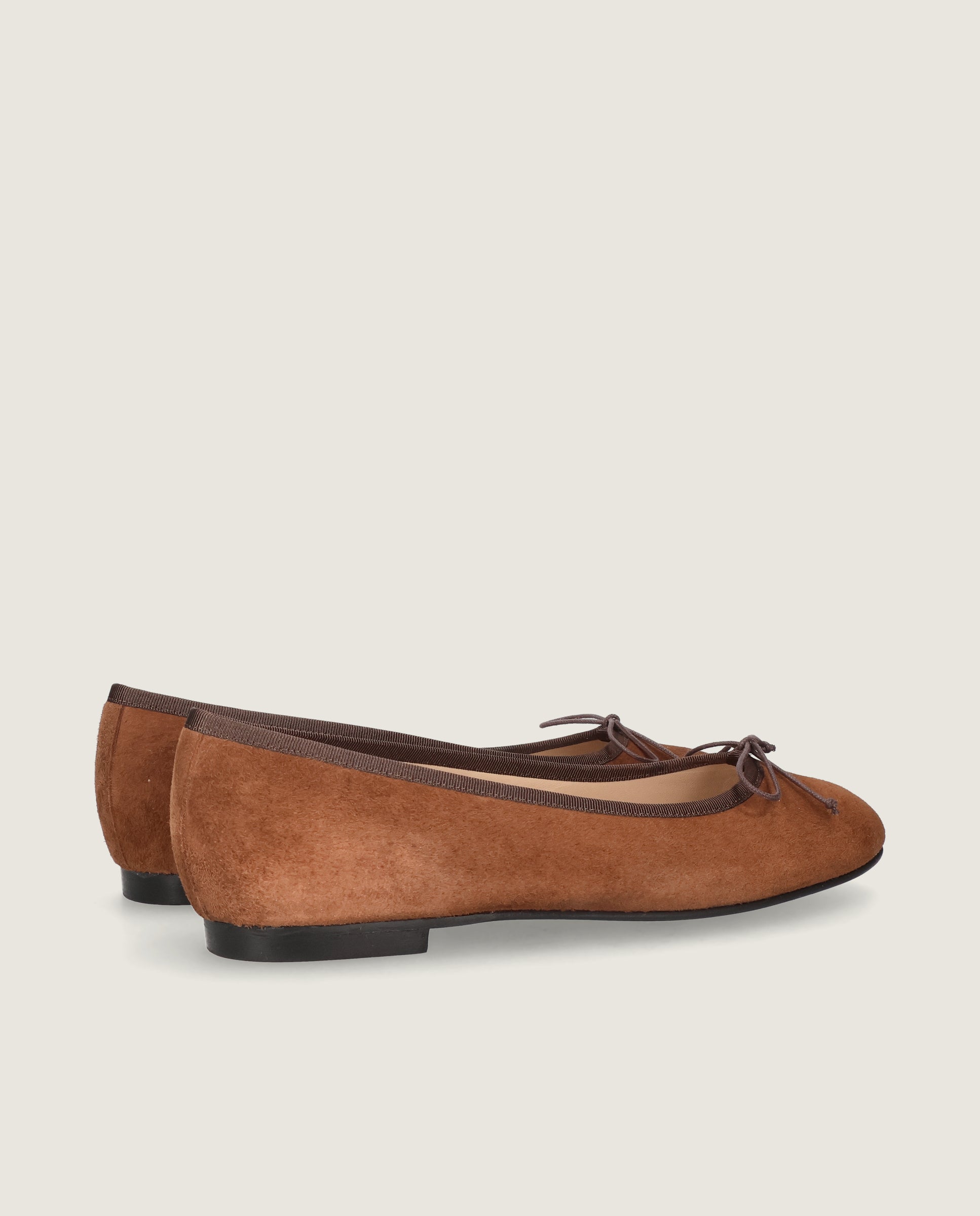 Bailarinas Audrey Marrones Ante