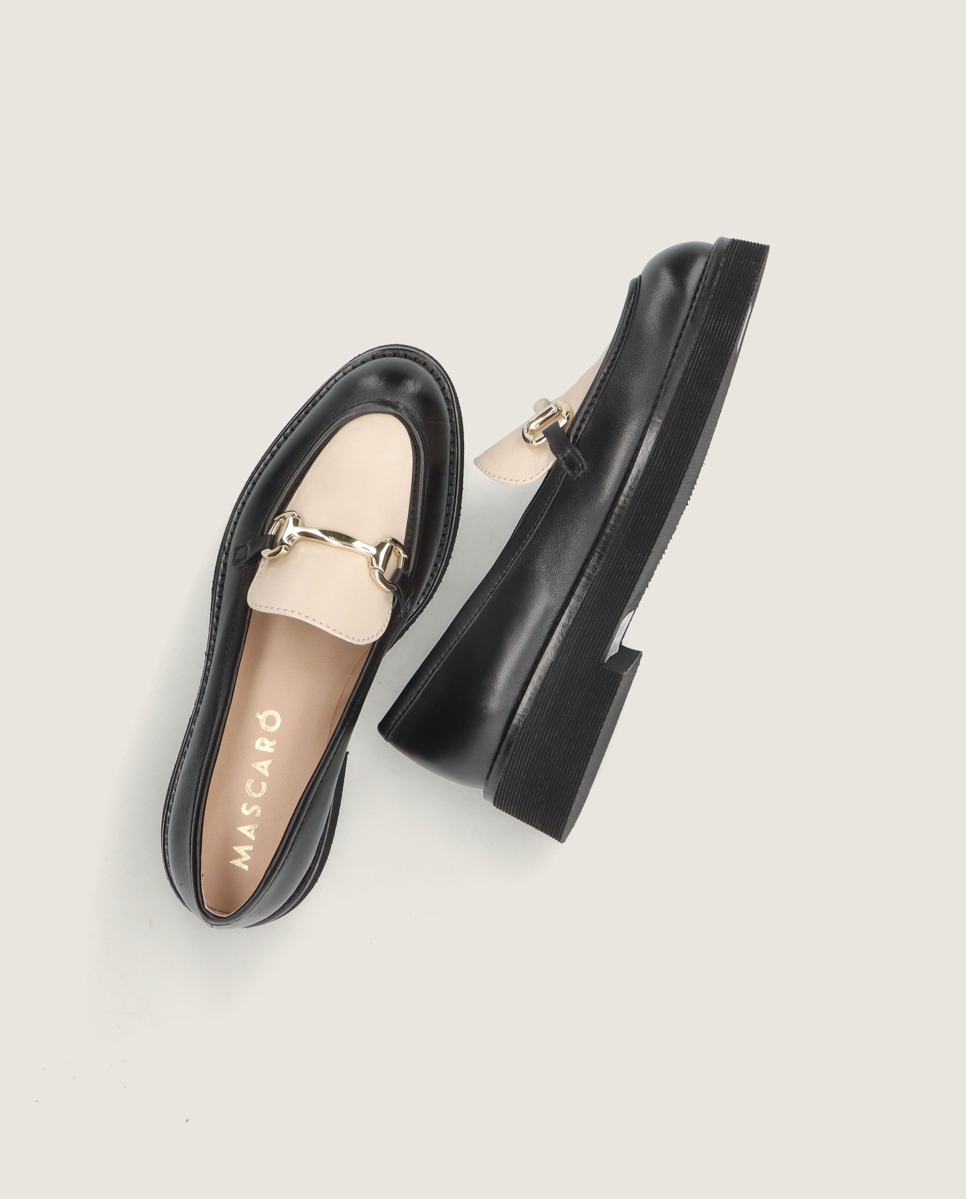 Loafers Terry Negros Piel